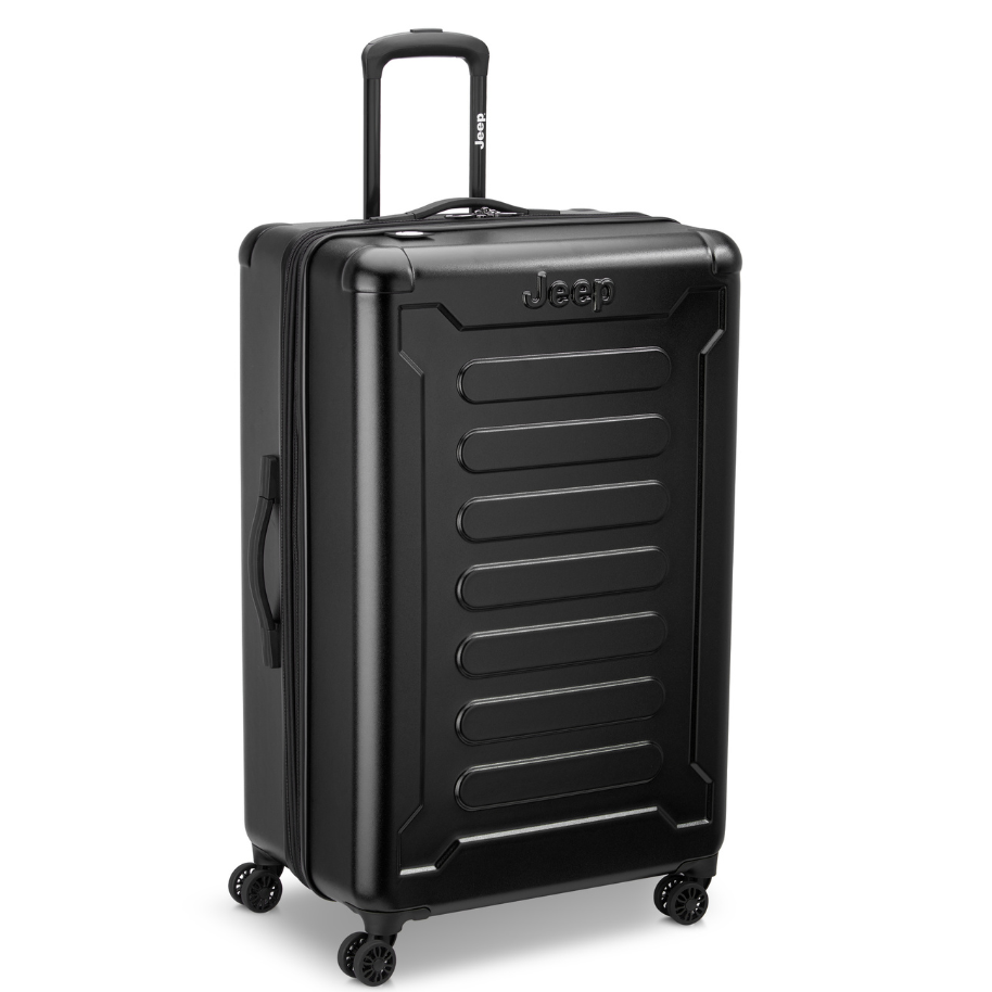 JH004C | 32-Inch Expandable Check-In Suitcase, Black