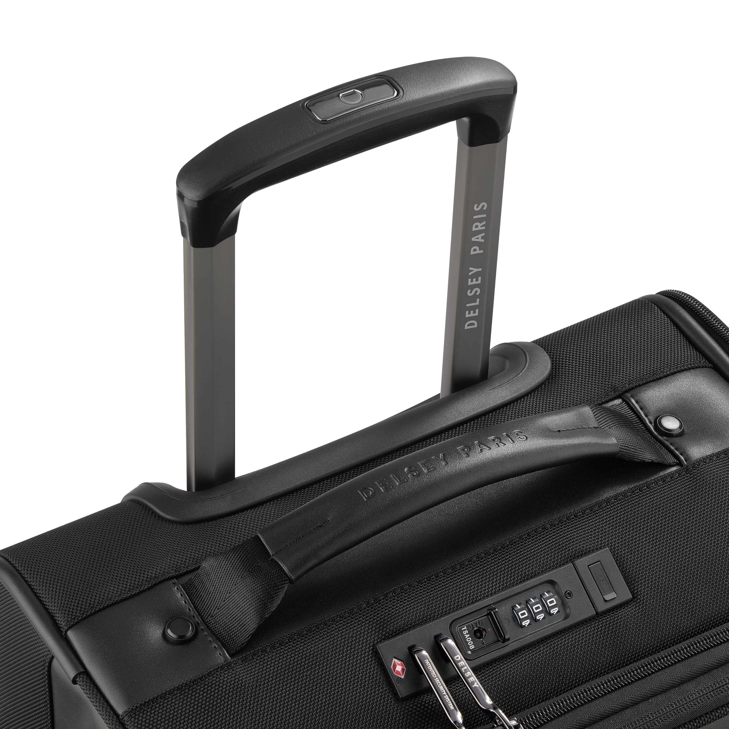 WAGRAM | 23-Inch Expandable Carry-On Suitcase, Black