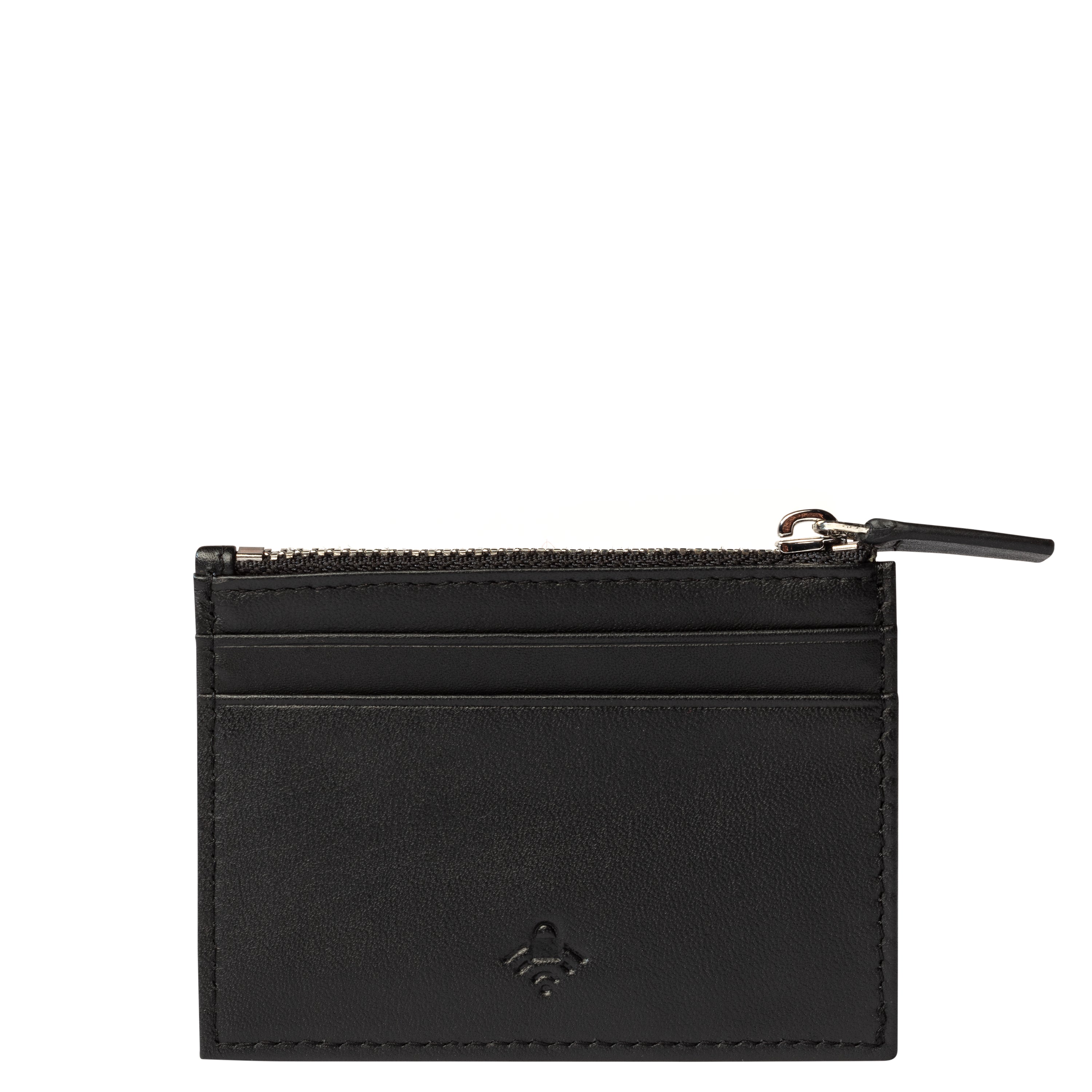 LE CUIR LISSE | Leather Coin Purse, Black