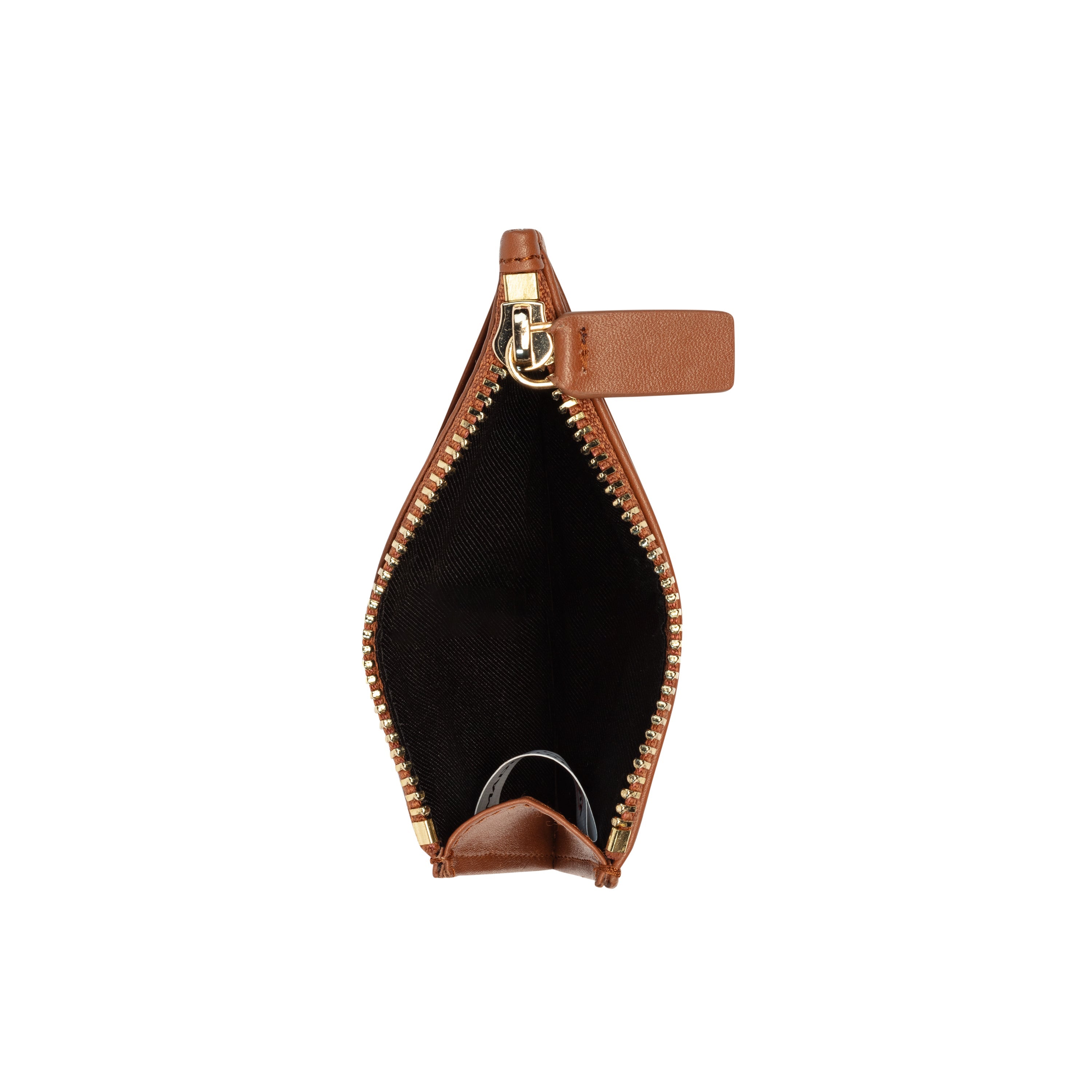 LE CUIR LISSE | Leather Coin Purse, Cognac