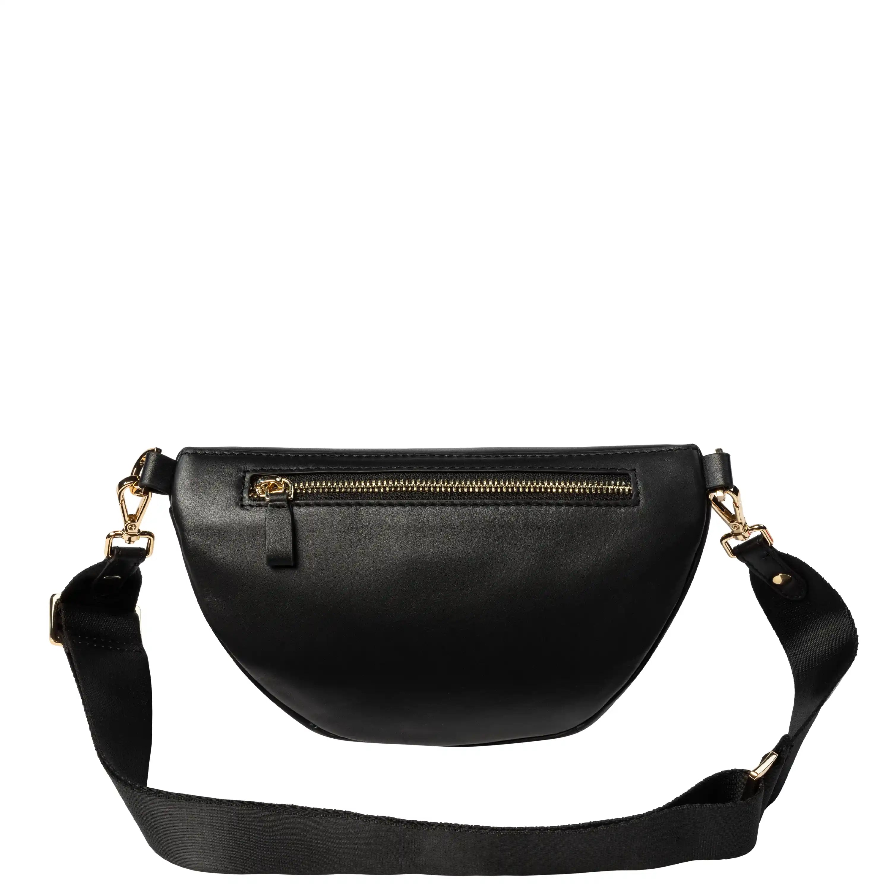 LE CUIR LISSE | Leather Belt Bag, Black
