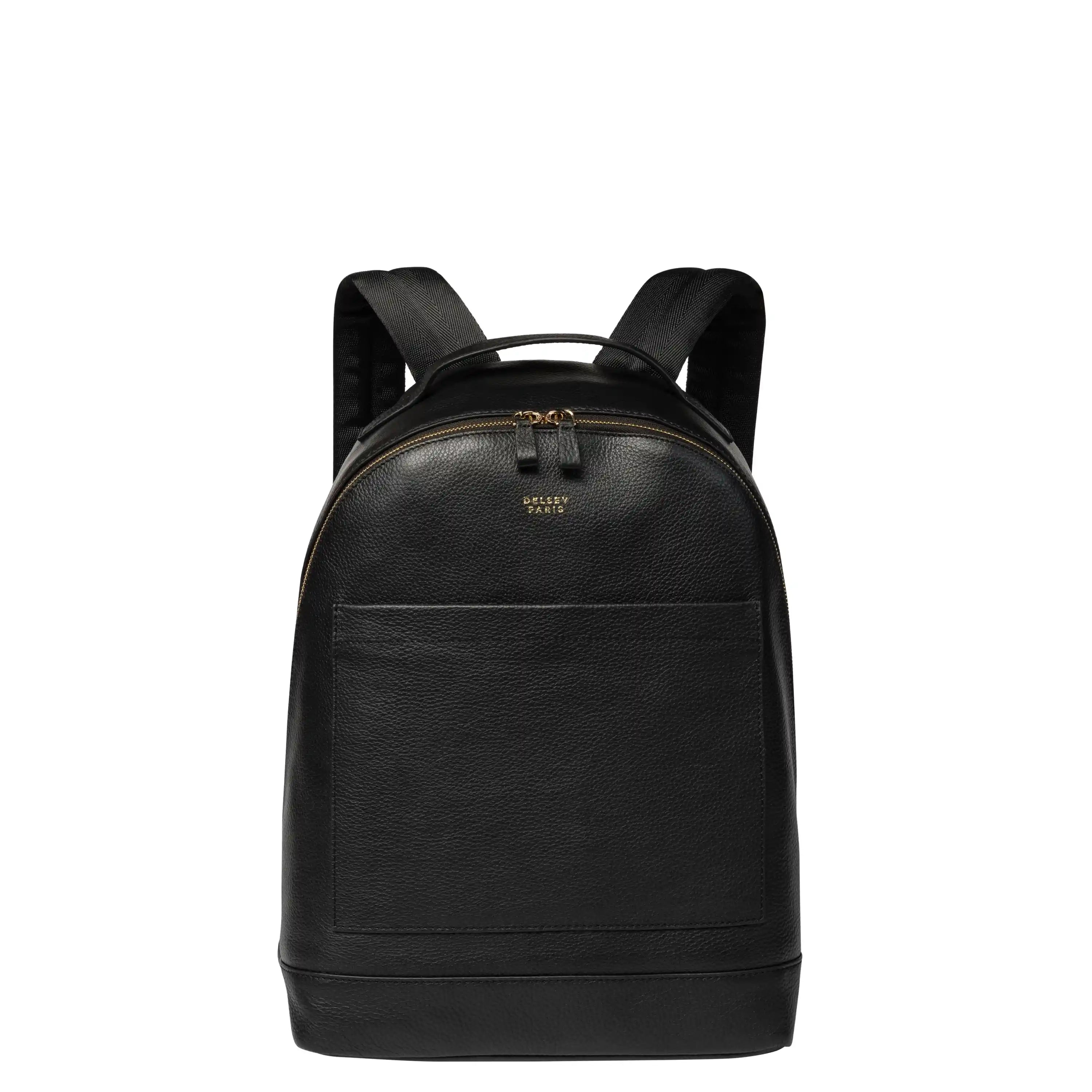 LE CUIR GRAINE | Leather Backpack, Black