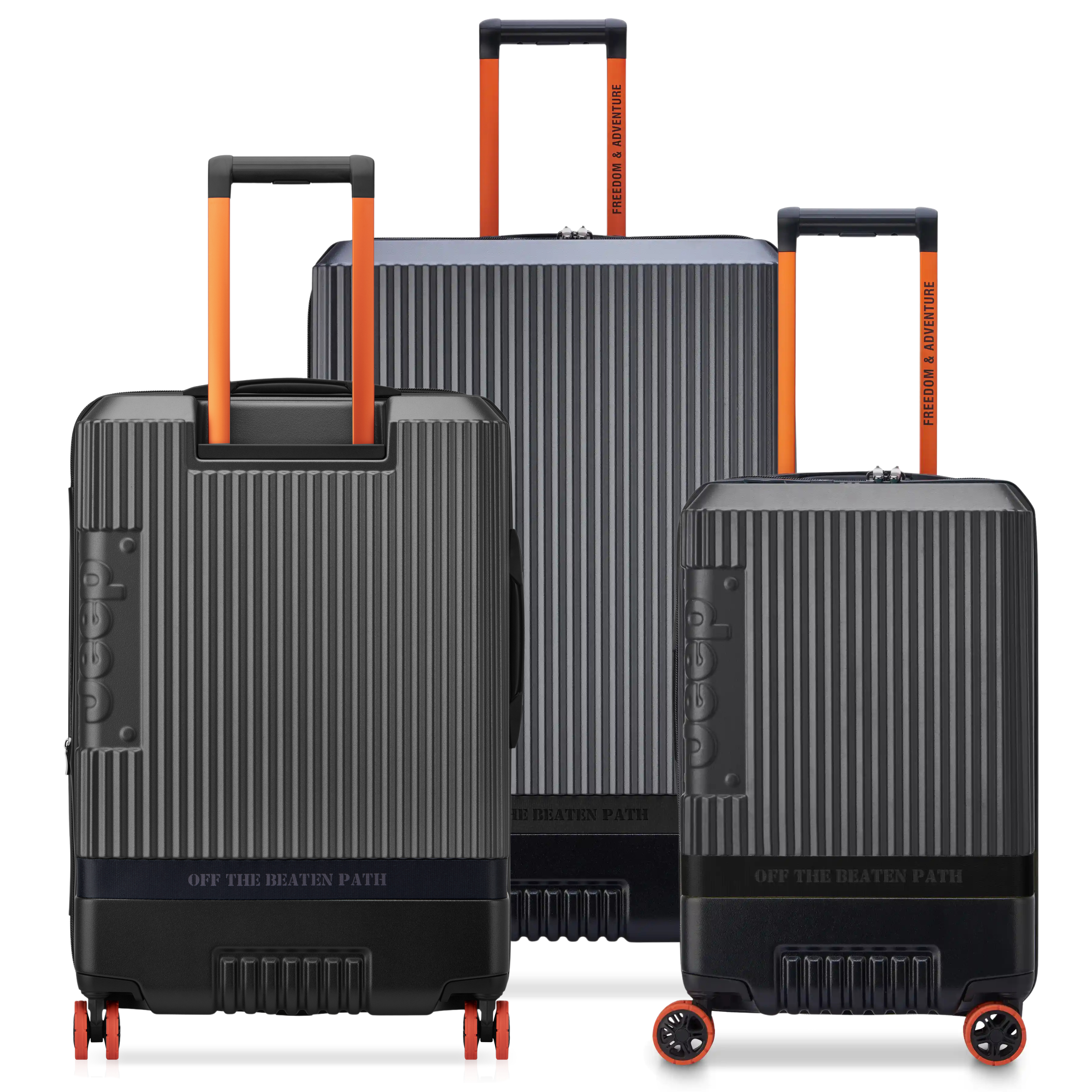 JH001A | 3-Piece Luggage Set, Anthracite