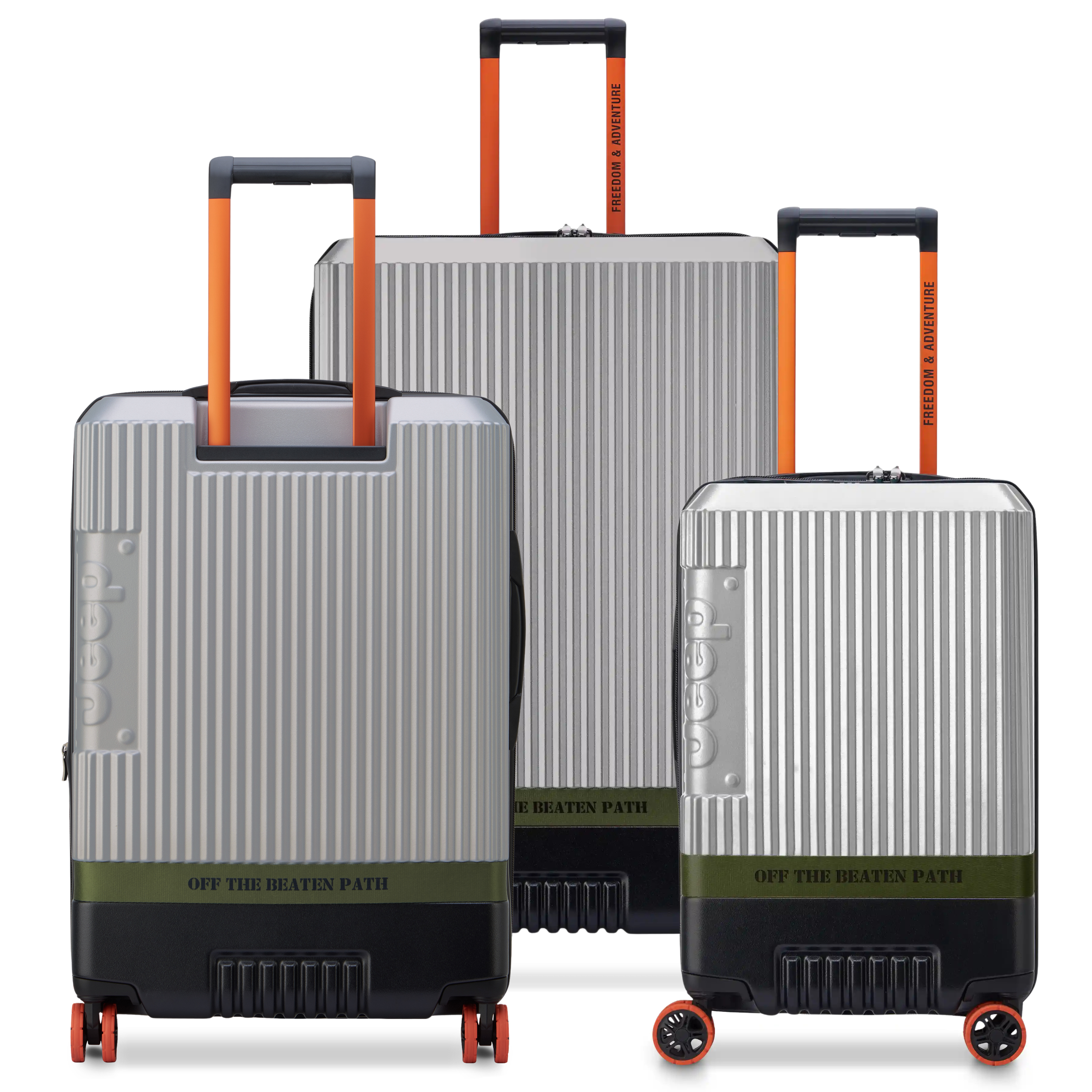 JH001A| Set de 3 Bagages ARGENT