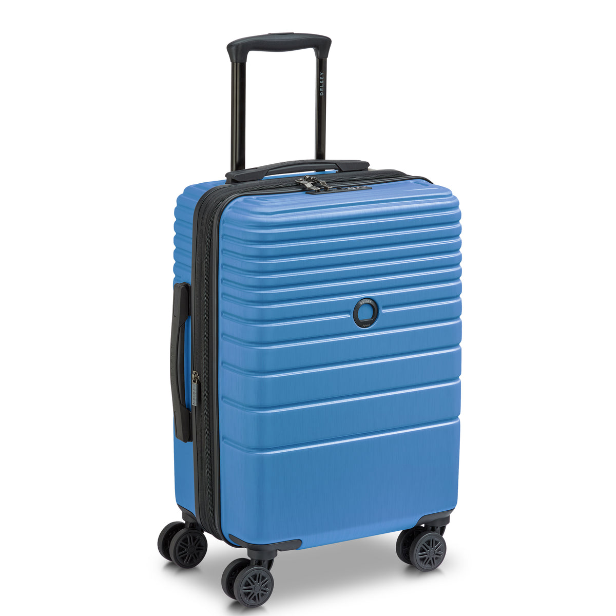 ALEXANDRA| Valise Cabine Extensible 58 CM BLEU CLAIR