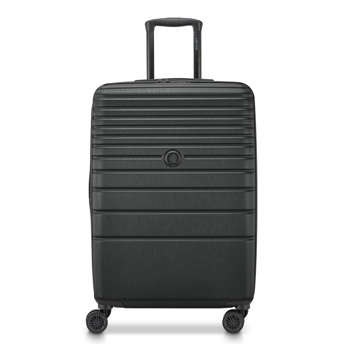 COSMIQUE 27-Inch Expandable Check-In Suitcase, Black