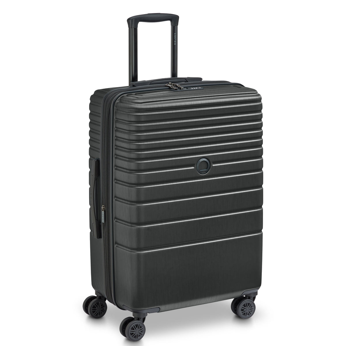 COSMIQUE 27-Inch Expandable Check-In Suitcase, Black