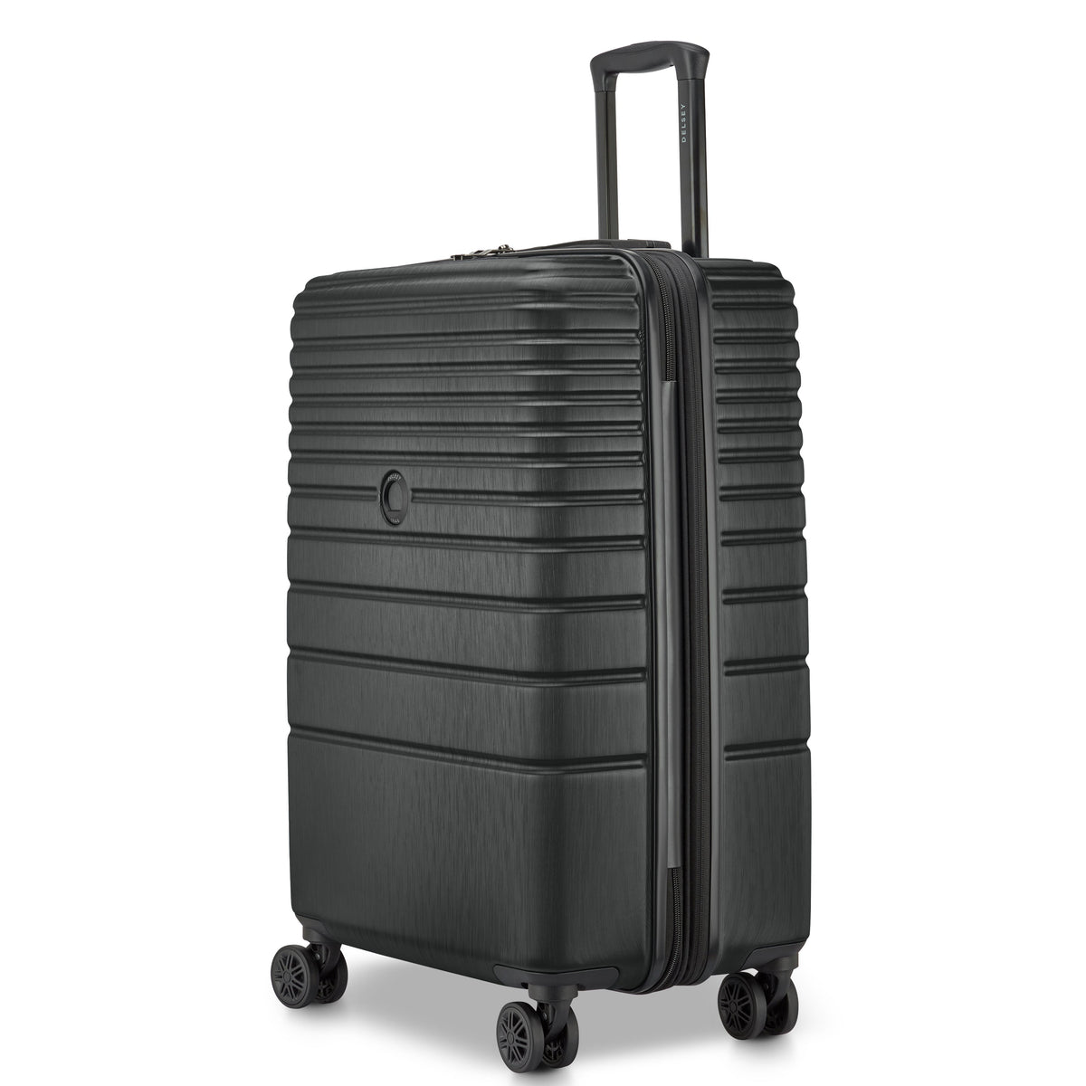 COSMIQUE 27-Inch Expandable Check-In Suitcase, Black