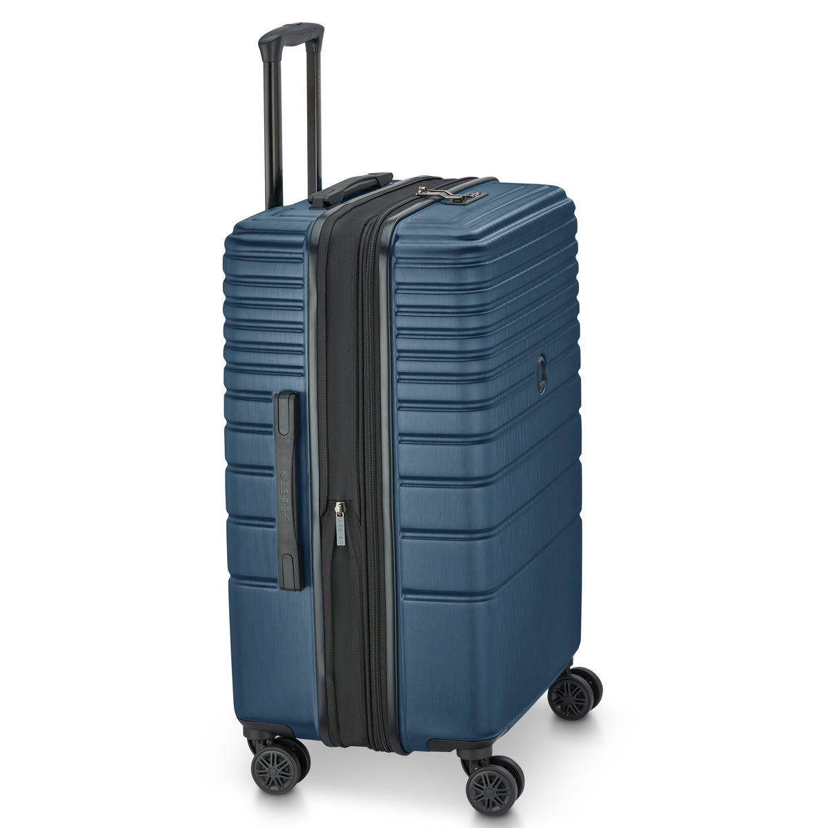 COSMIQUE 27-Inch Expandable Check-In Suitcase, Deep sea navy