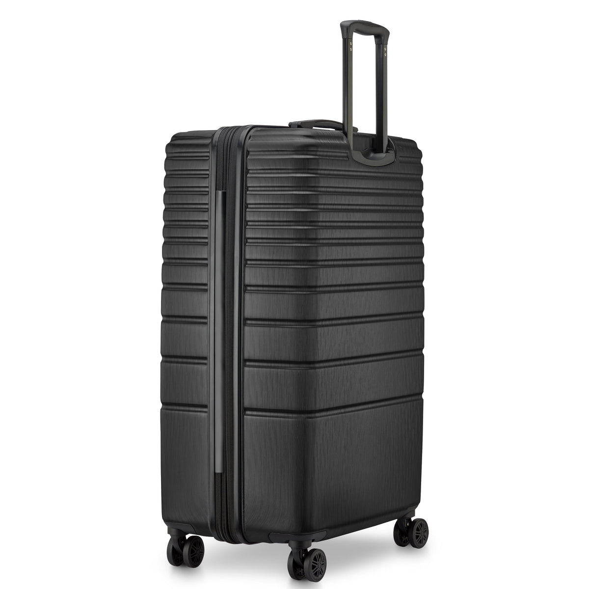 COSMIQUE 32-Inch Expandable Check-In Suitcase, Black