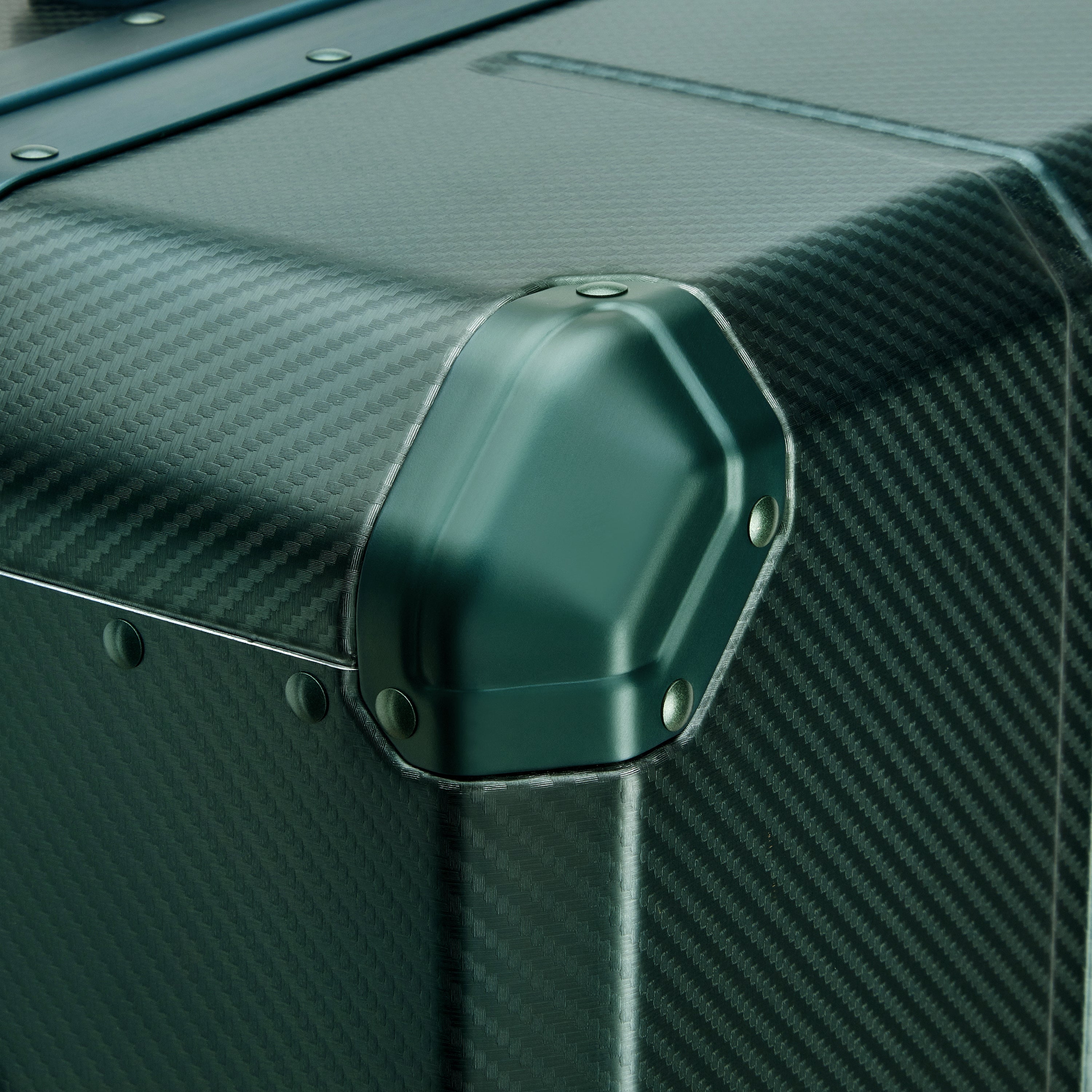 ALU'R| Valise Soute Aluminium 71 CM VERT