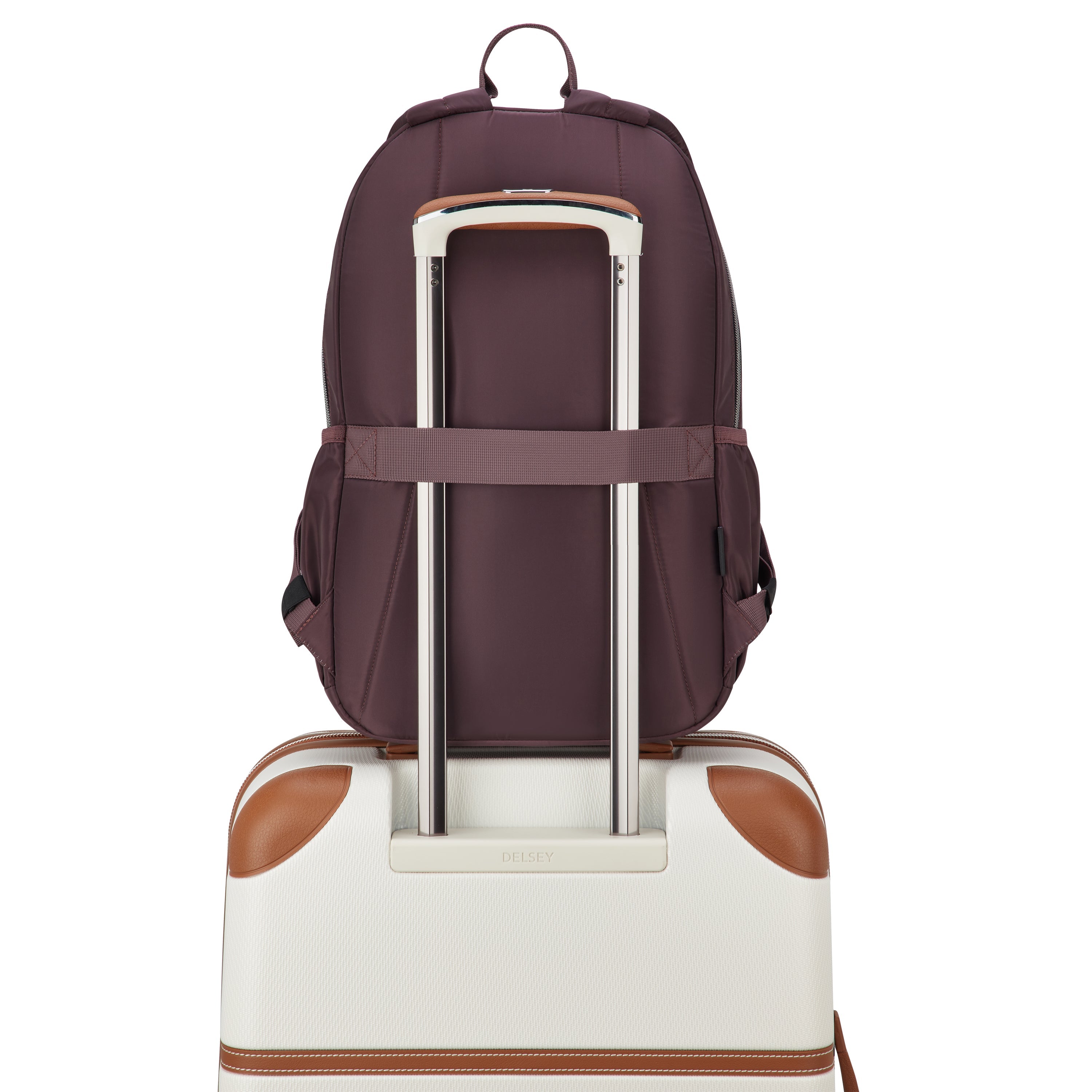 SUNNY | 15.6-Inch Laptop Backpack, Cocoa powder
