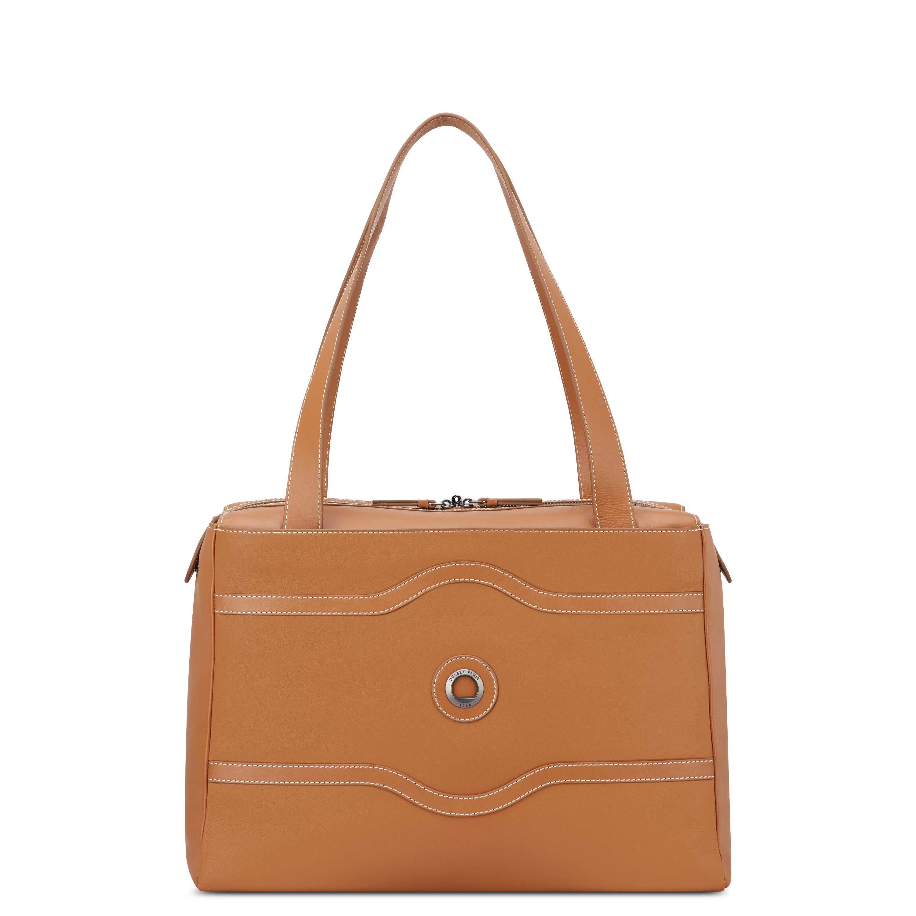 CHATELET AIR 2.0 | Leather Tote Bag, Cognac