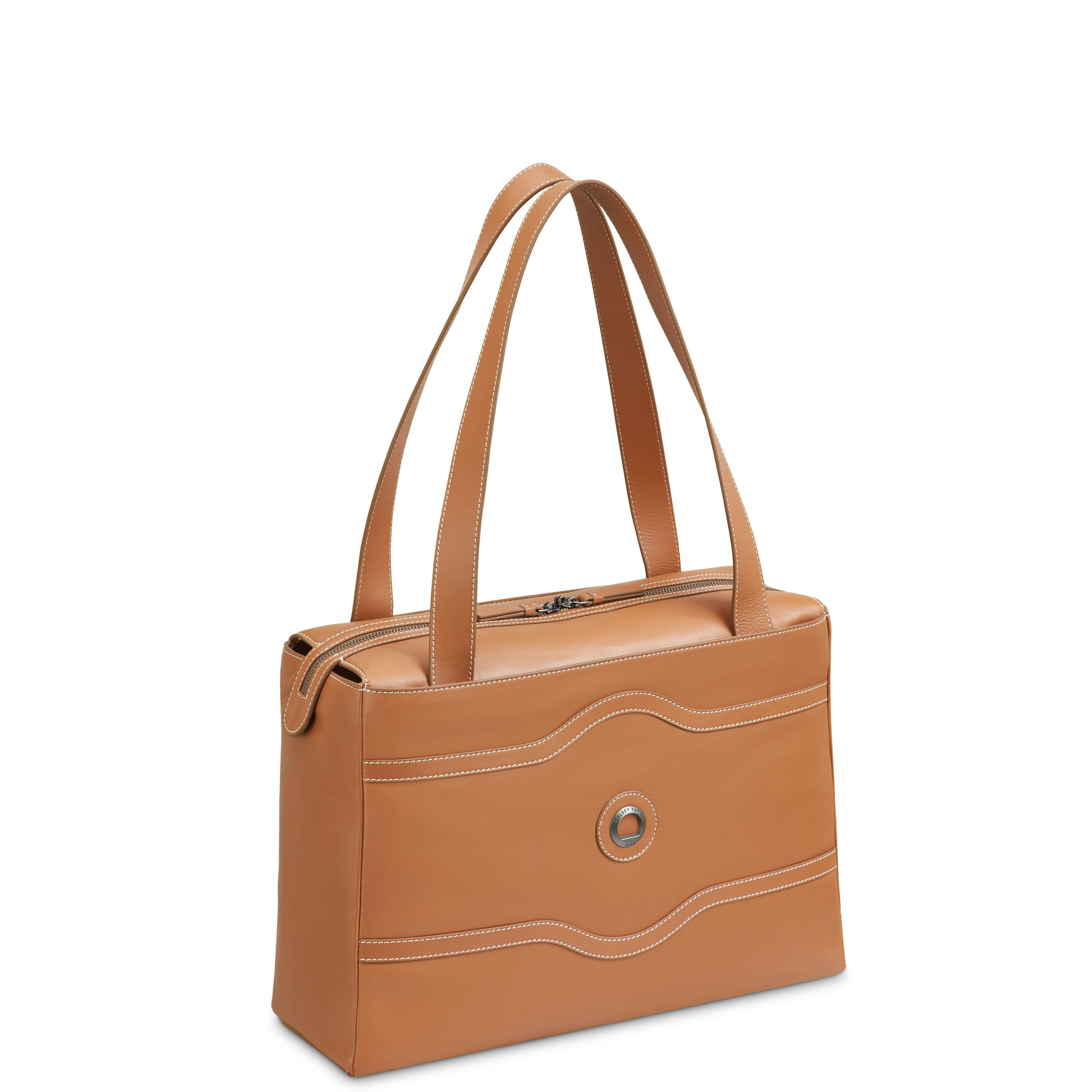 CHATELET AIR 2.0 | Leather Tote Bag, Cognac