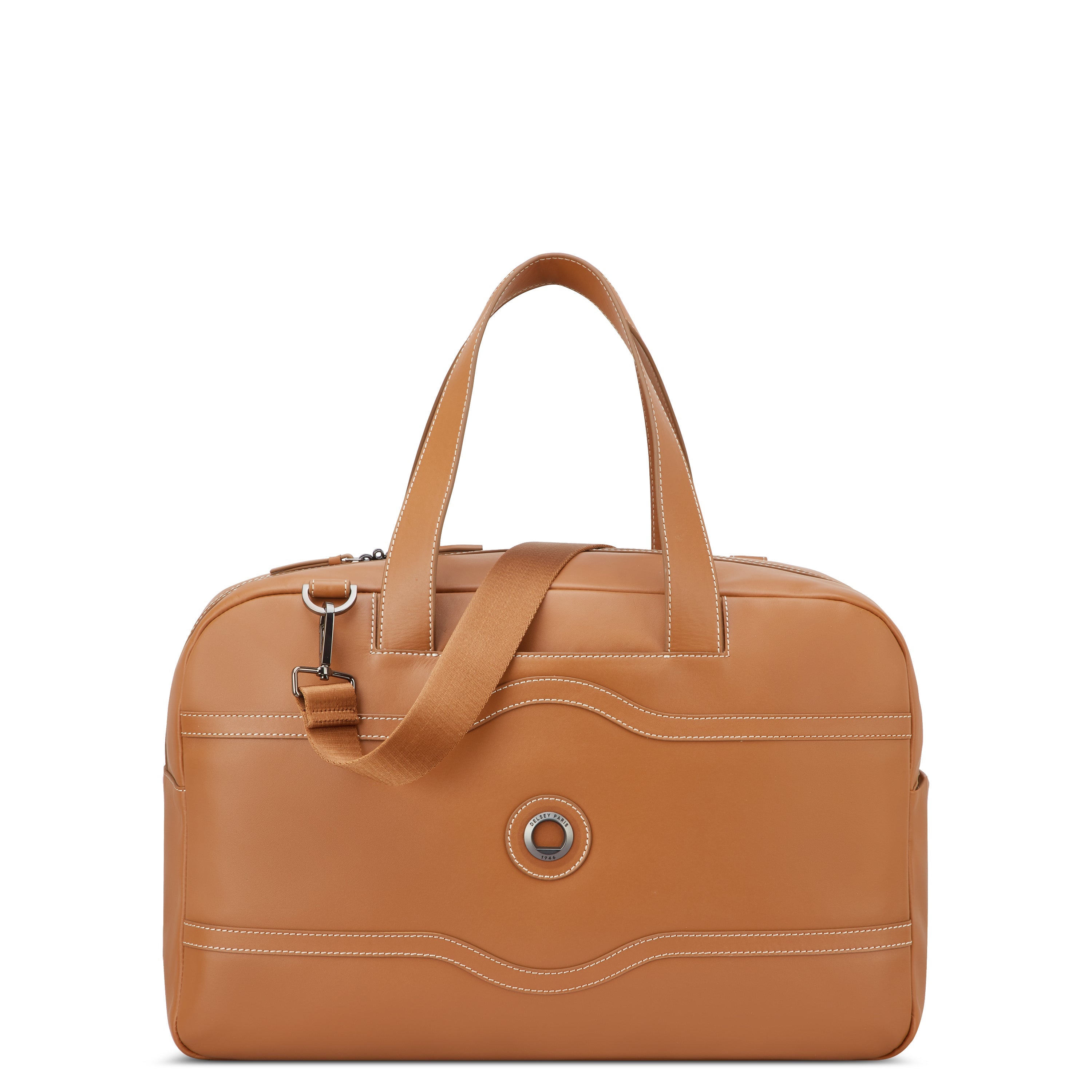 CHATELET AIR 2.0 | Leather Duffel Bag, Cognac