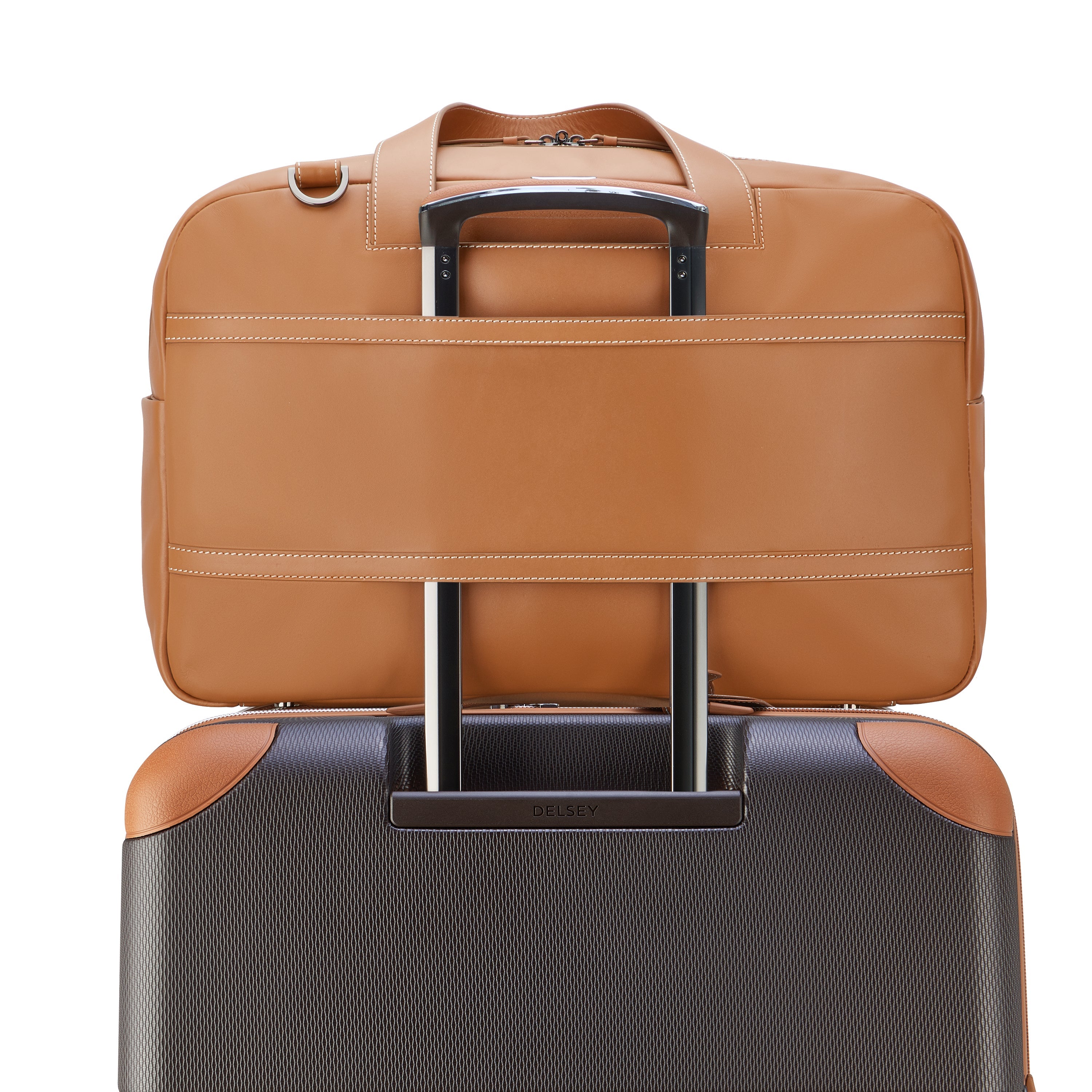 CHATELET AIR 2.0 | Leather Duffel Bag, Cognac