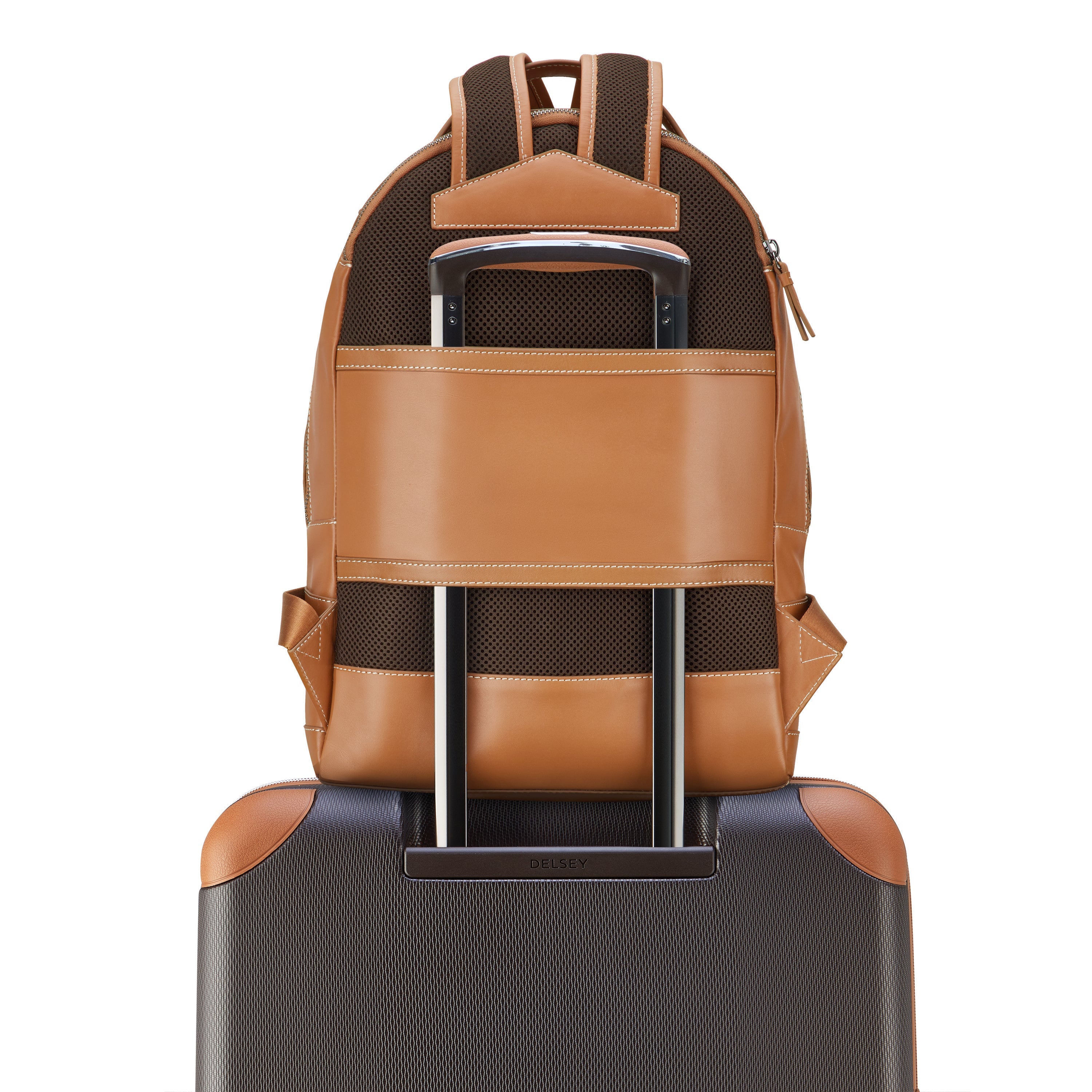 CHATELET AIR 2.0 | Leather Backpack, Cognac