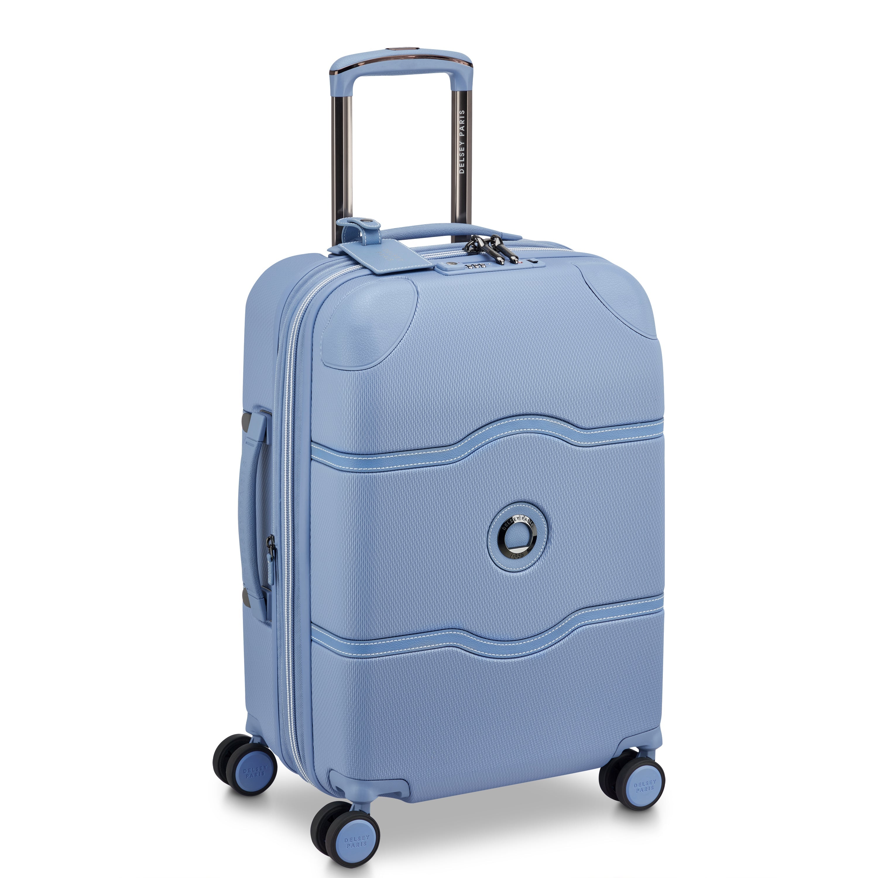 CHATELET AIR 2.0 | 23-Inch Expandable Carry-On Suitcase - 80th Anniversary Edition, Light blue