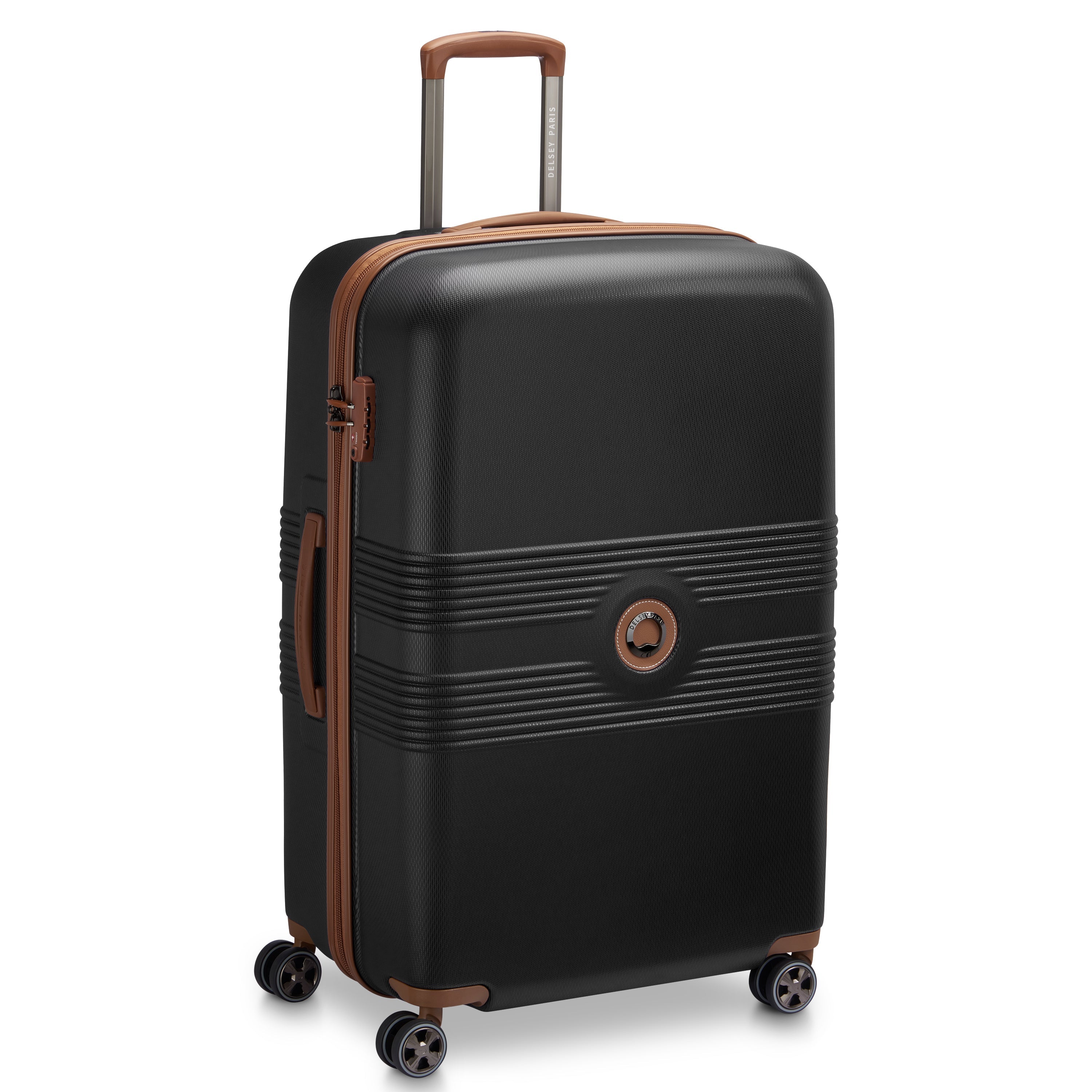 FLANERIE SE | 30-Inch Check-In Suitcase, Black brown