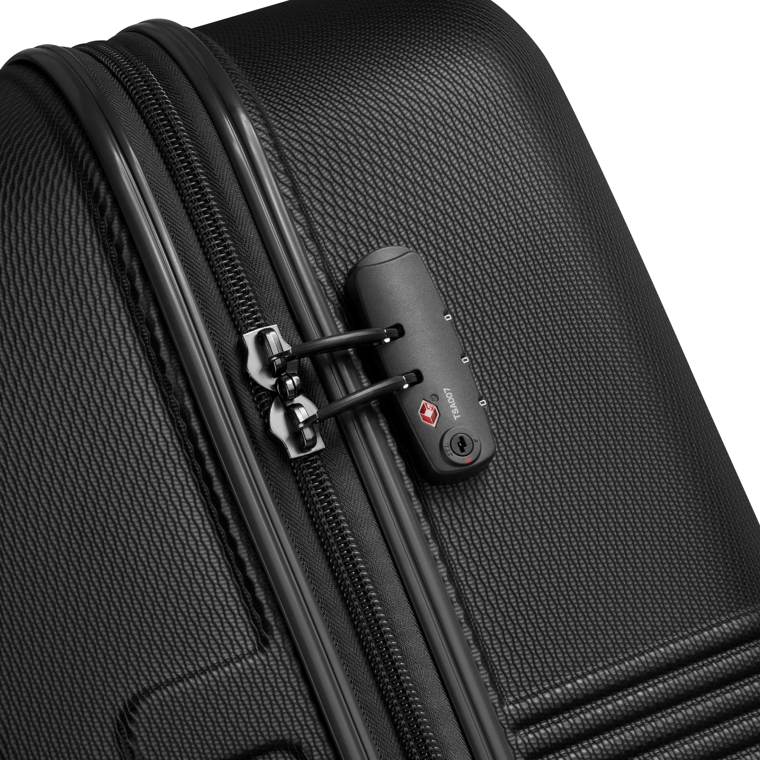 FLANERIE SE | 2-Piece Luggage Set, Black