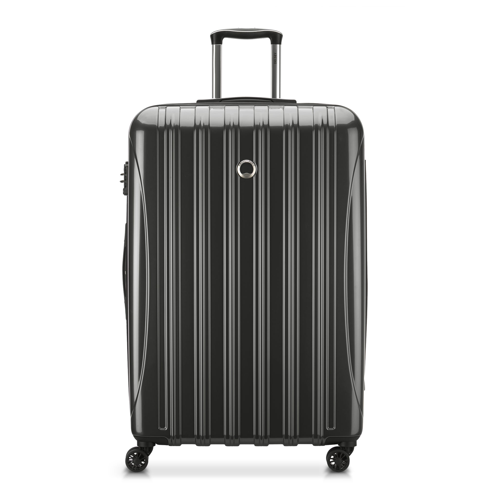 HELIUM AERO | 32-Inch Expandable Check-In Suitcase, Metal brushed