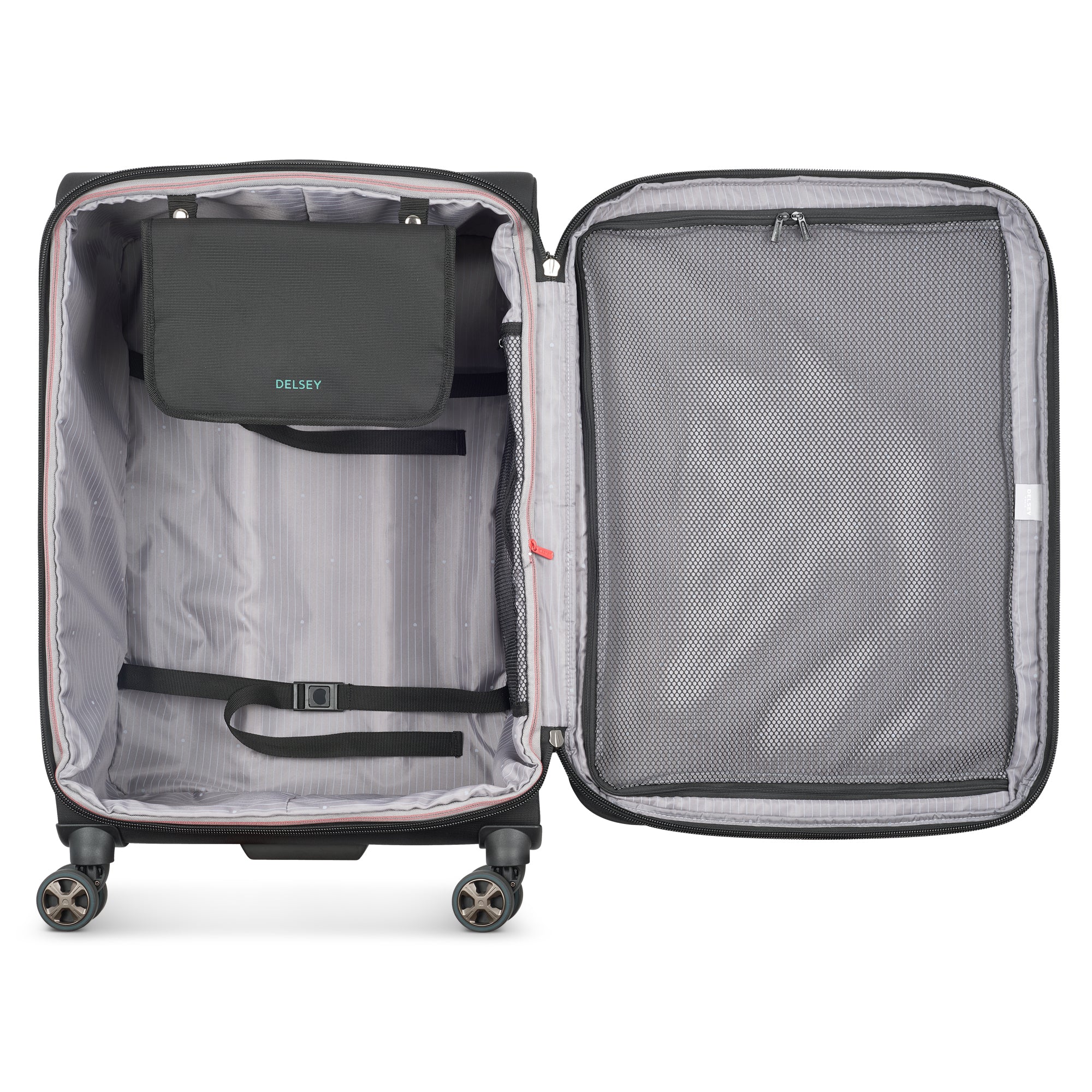 HELIUM DLX | 28-Inch Expandable Check-In Suitcase, Black