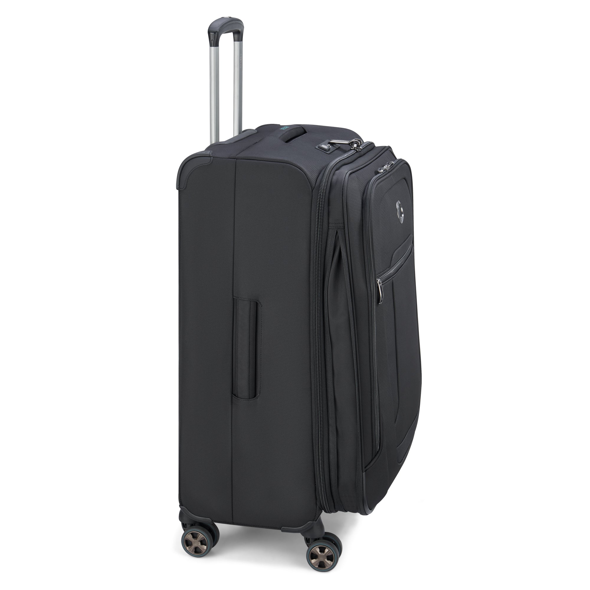 HELIUM DLX | 28-Inch Expandable Check-In Suitcase, Black