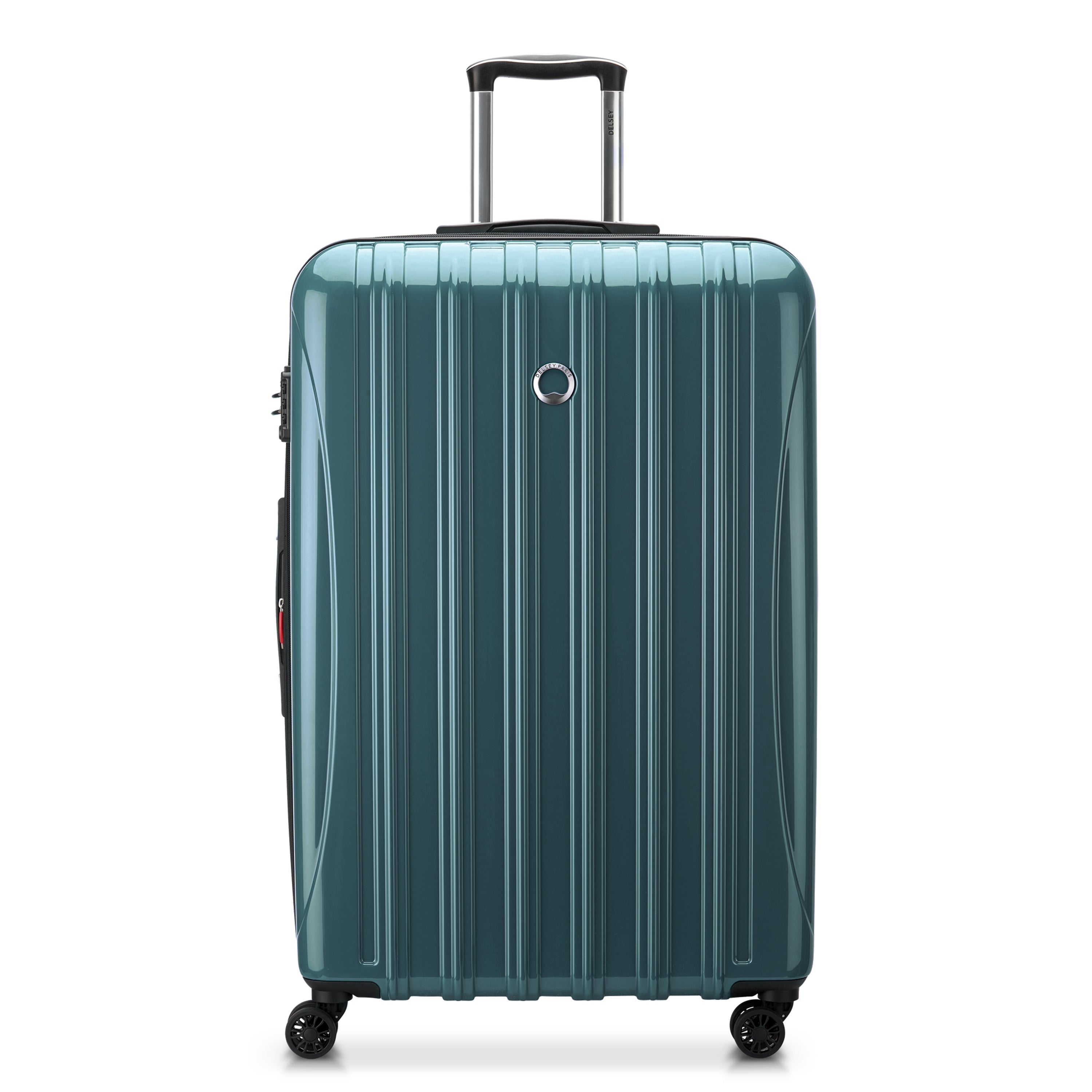 HELIUM AERO | 32-Inch Expandable Check-In Suitcase, Metallic green