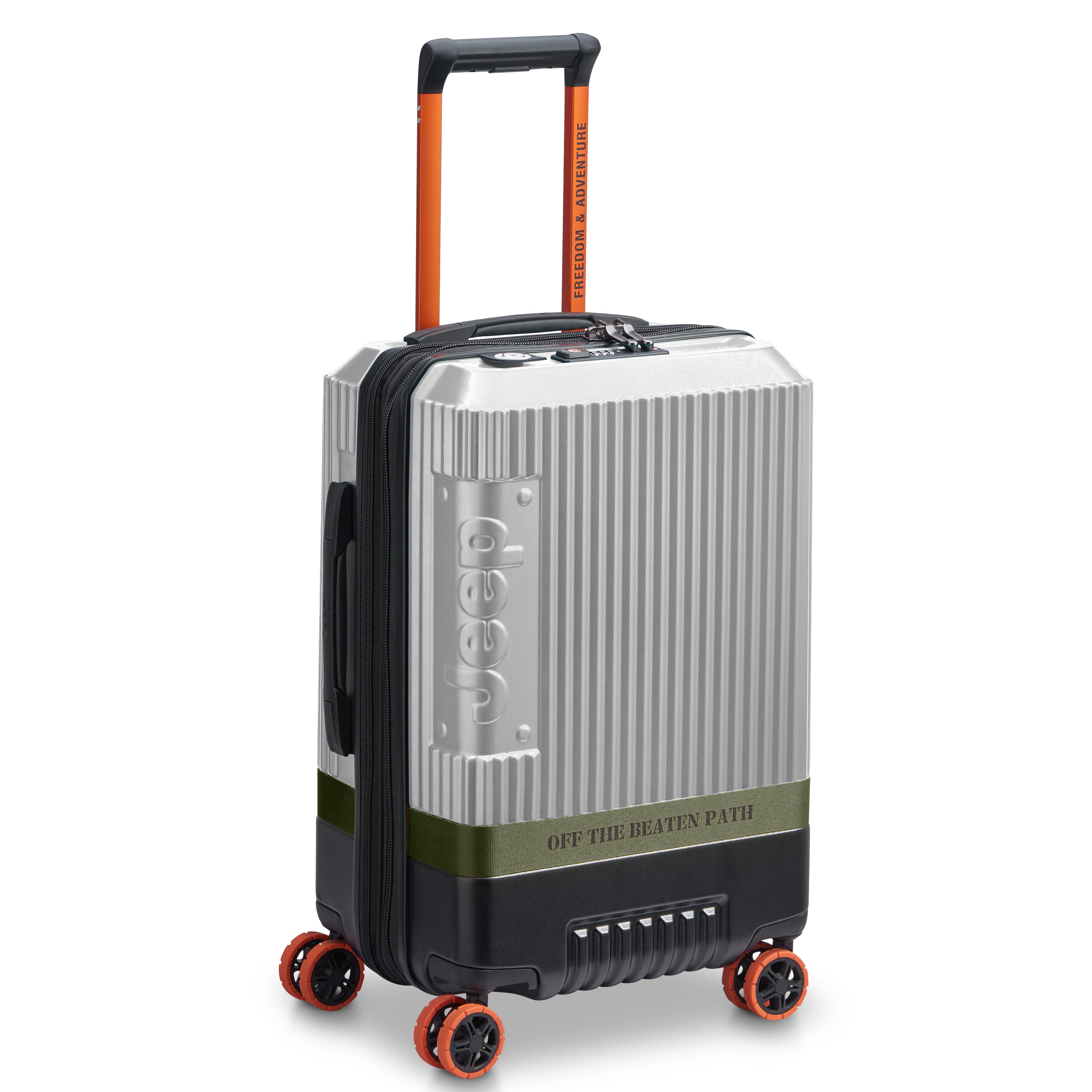 JH001A| Valise Cabine Extensible 58 CM ARGENT