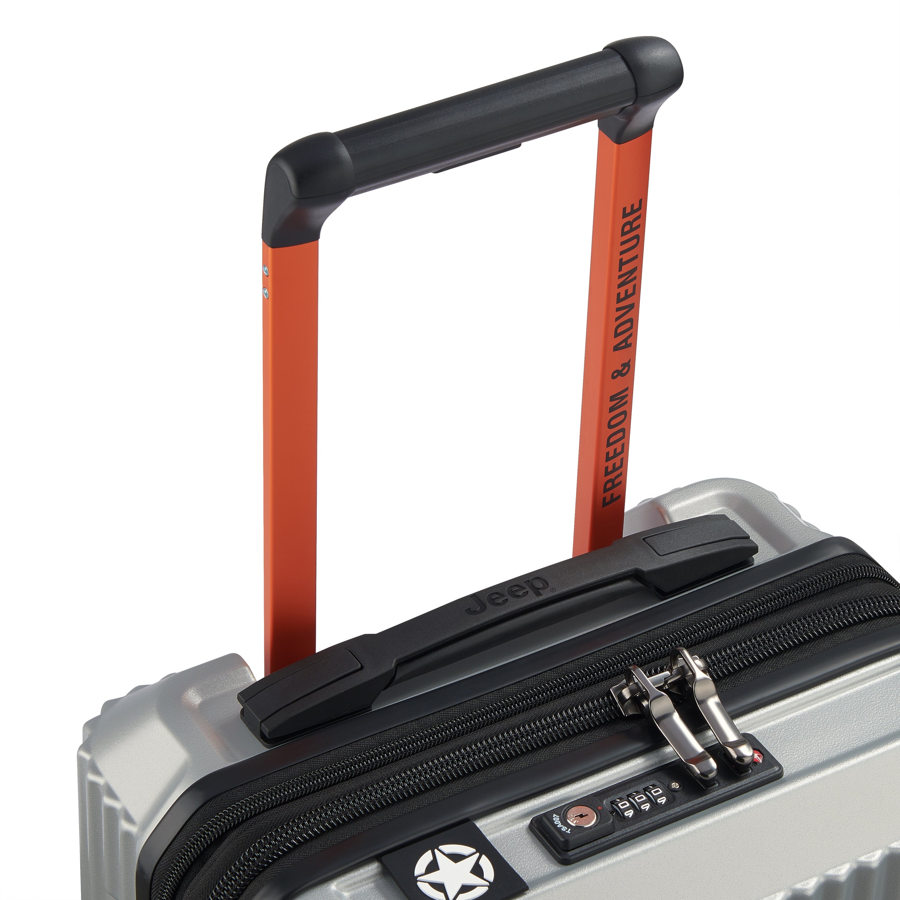JH001A| Valise Cabine Extensible 58 CM ARGENT
