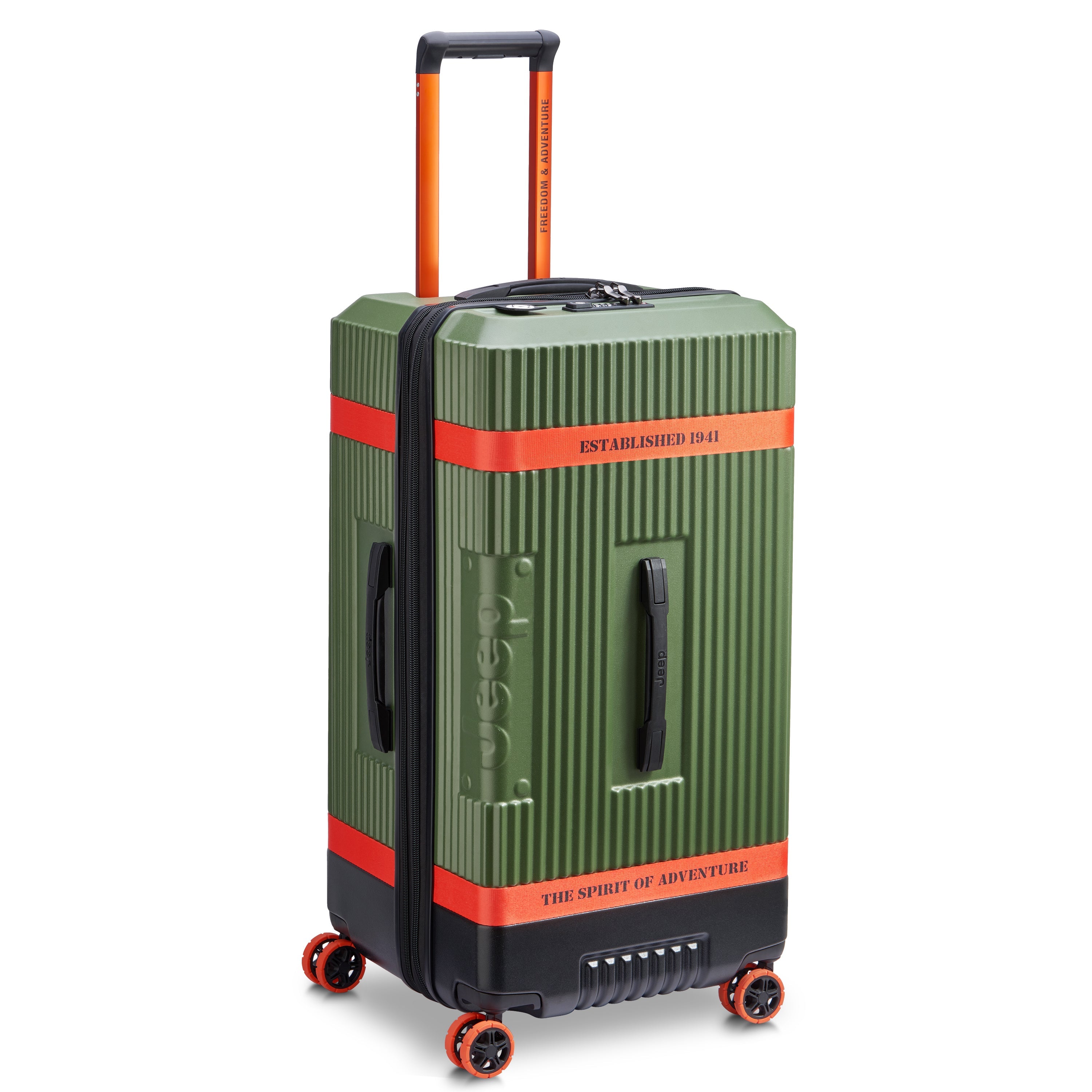 JH001A| Valise Trunk Soute Extensible 81 CM VERT