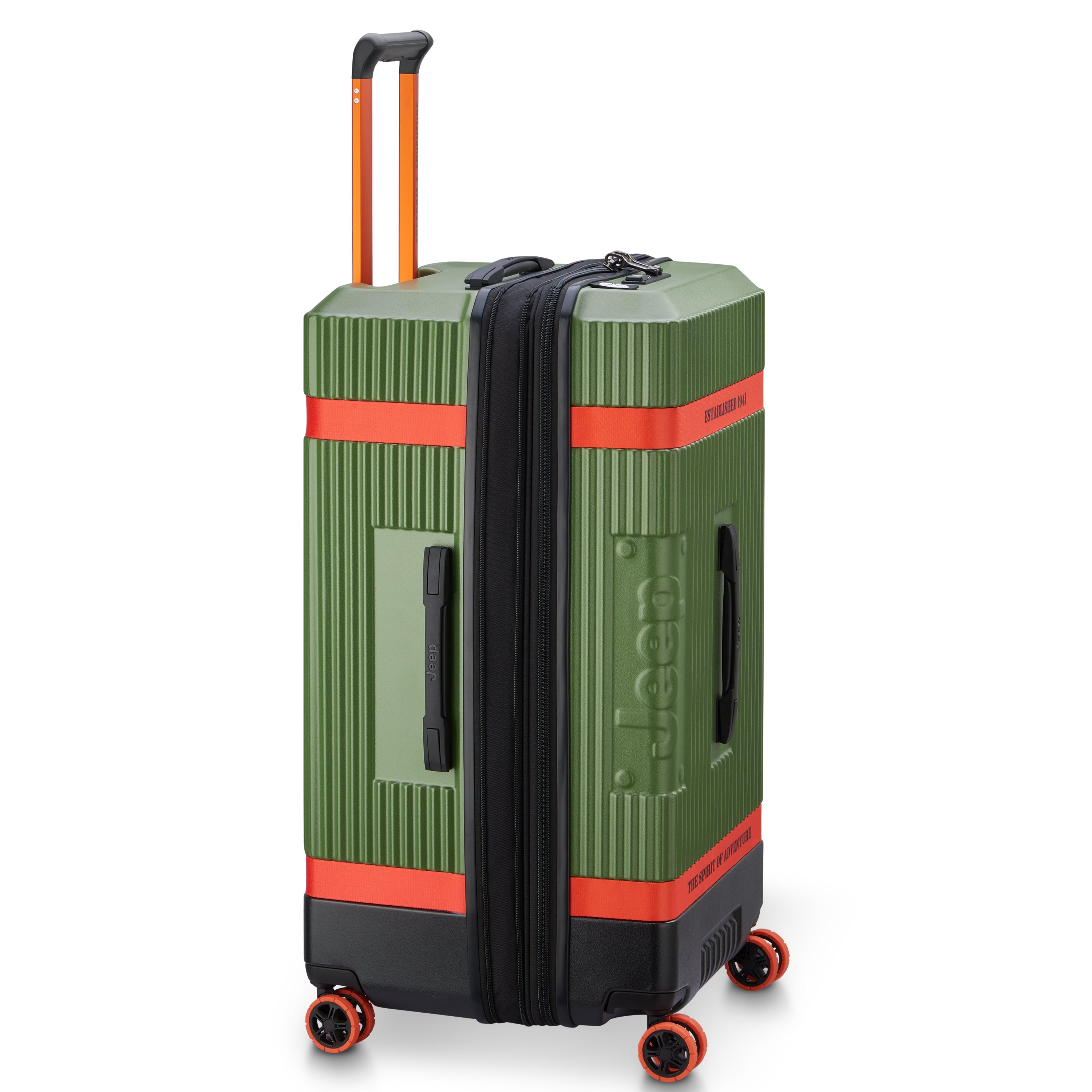 JH001A| Valise Trunk Soute Extensible 81 CM VERT