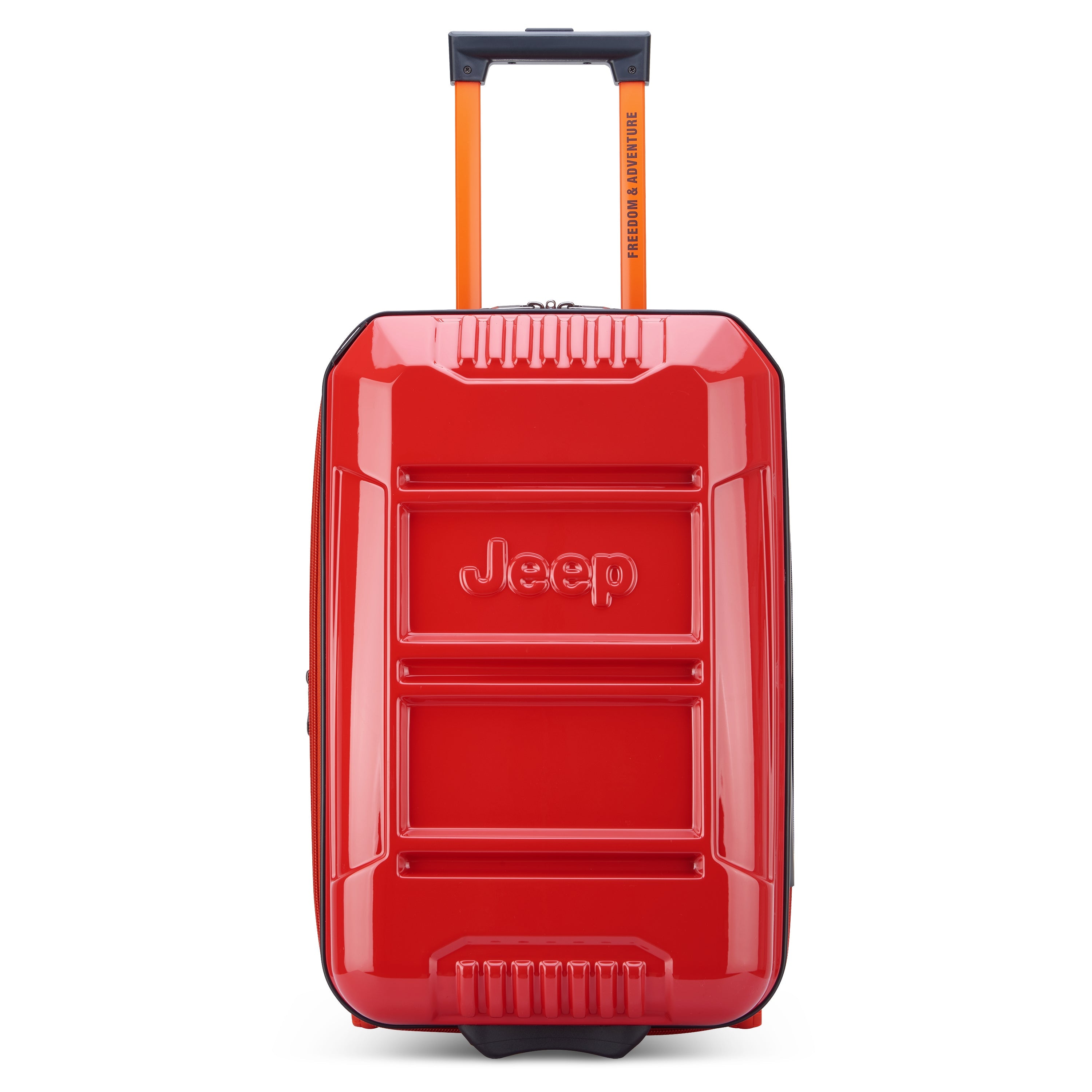 JH003B | 23-Inch 2-Wheeled Expandable Carry-On Suitcase, Tomato