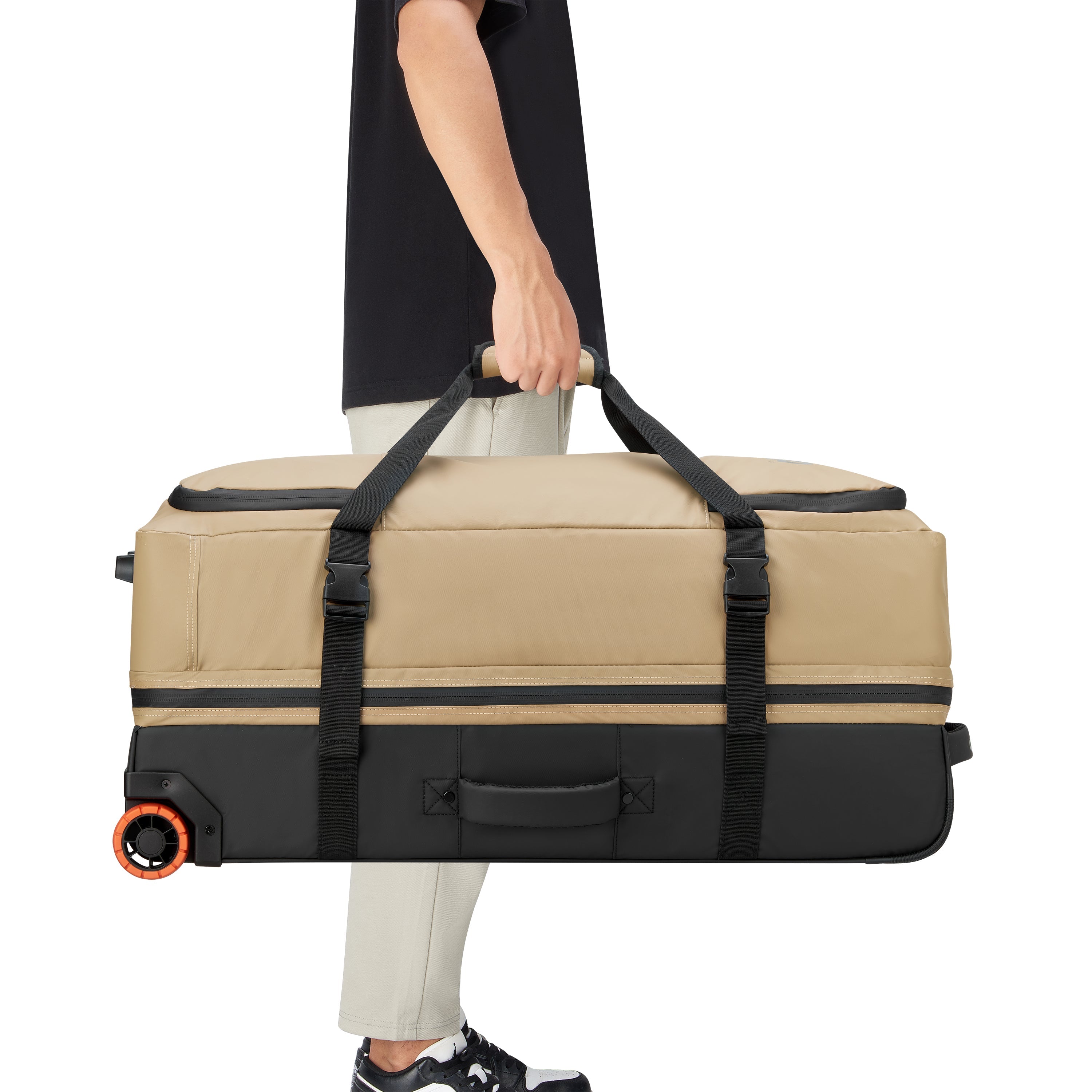 JS005A | 32-Inch 2-Wheeled Duffel Bag, Warm sand