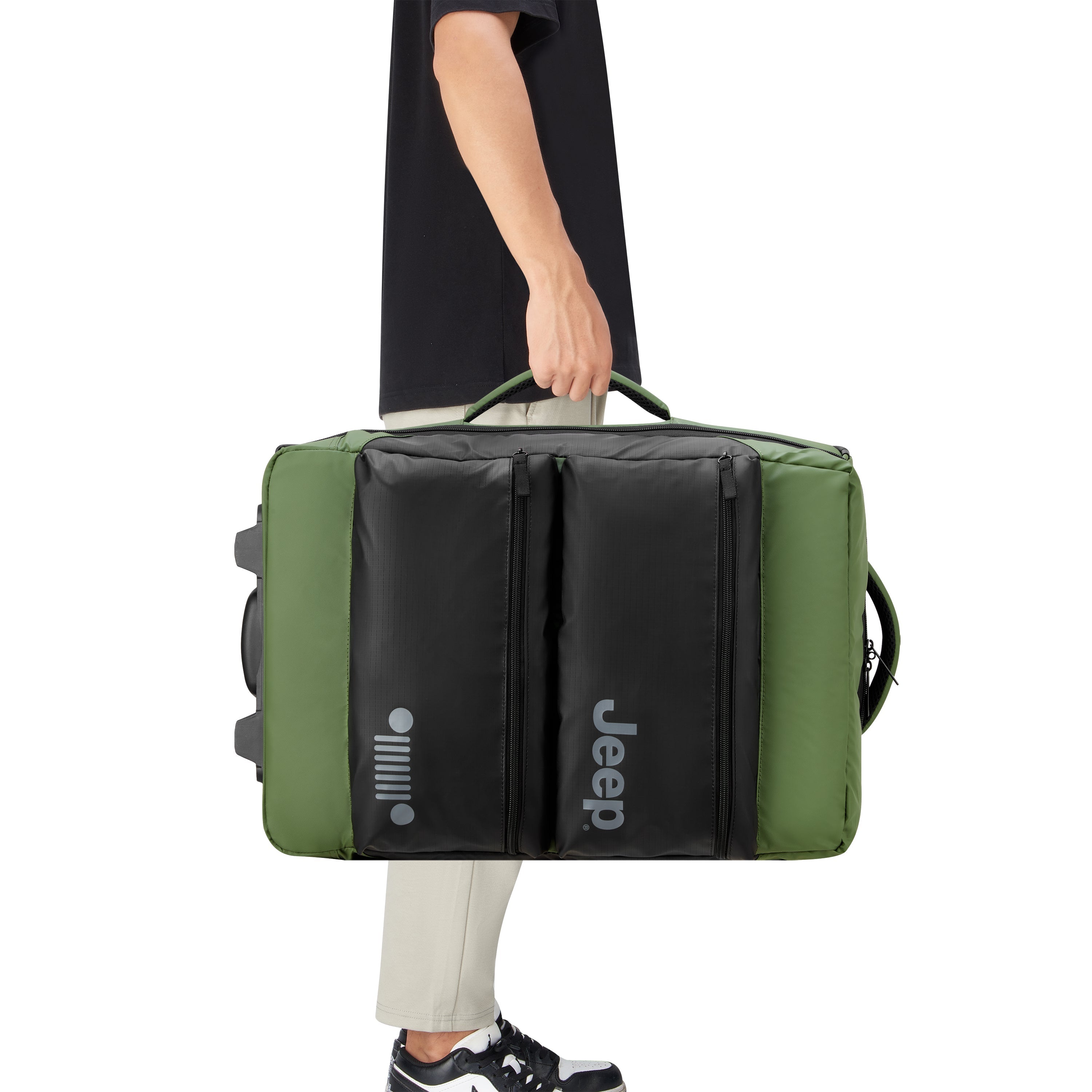 JS006B| Sac de Voyage 2 roues 50 CM VERT ORME