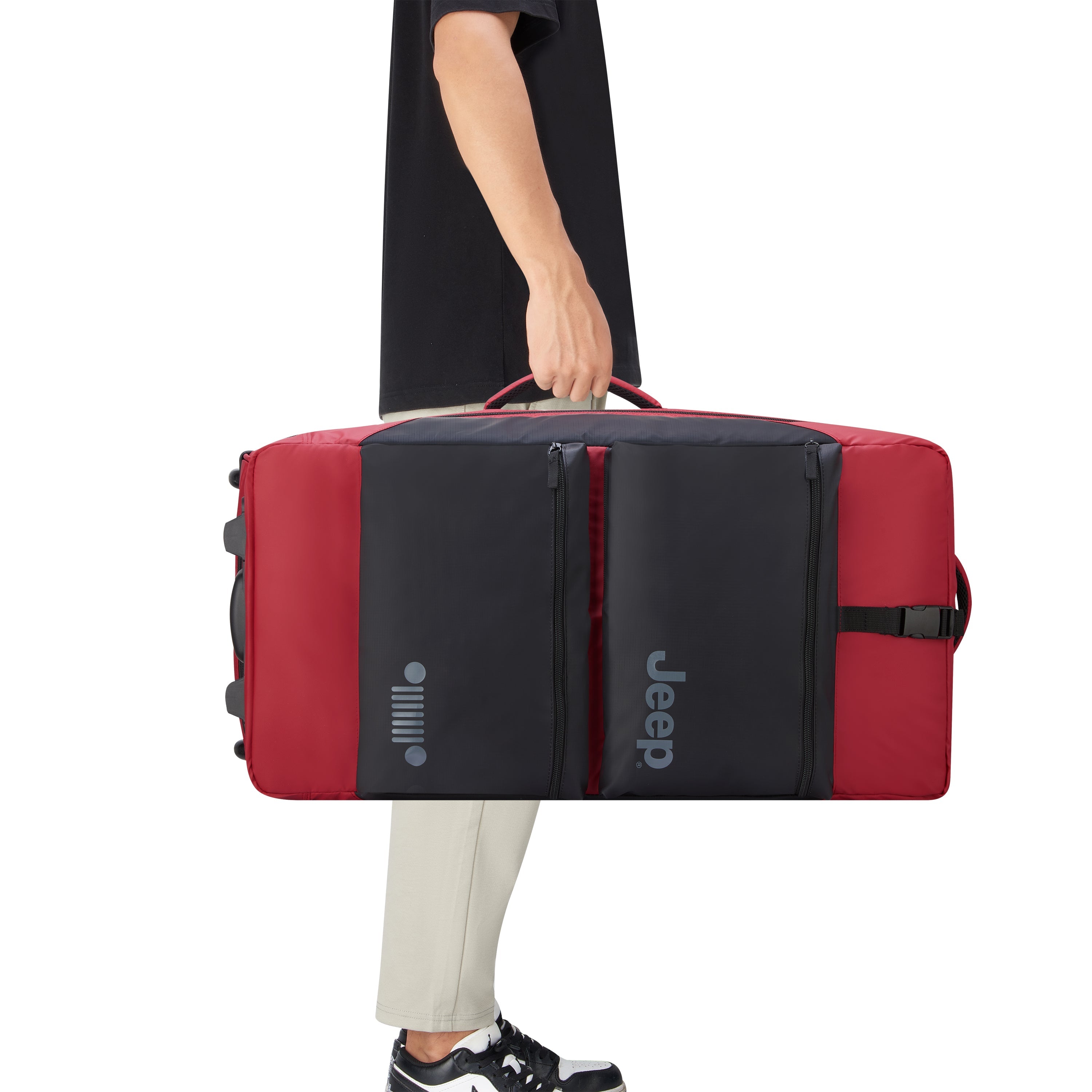 JS006B| Sac de Voyage 2 roues 73 CM TOMATE