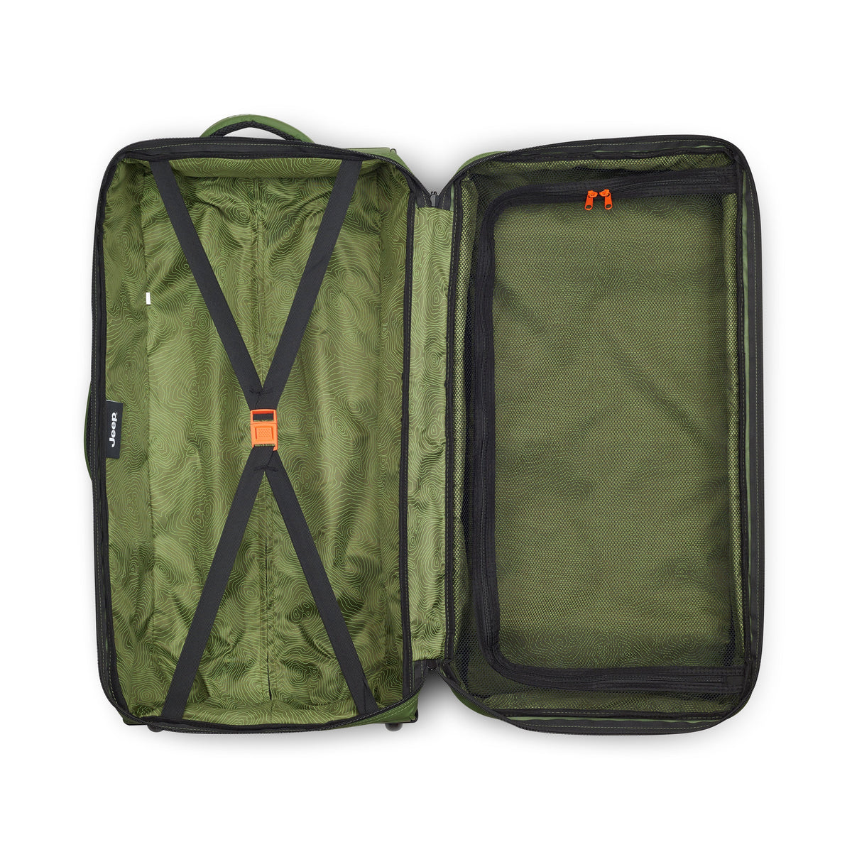 JS006B| Sac de Voyage 2 roues 73 CM VERT ORME