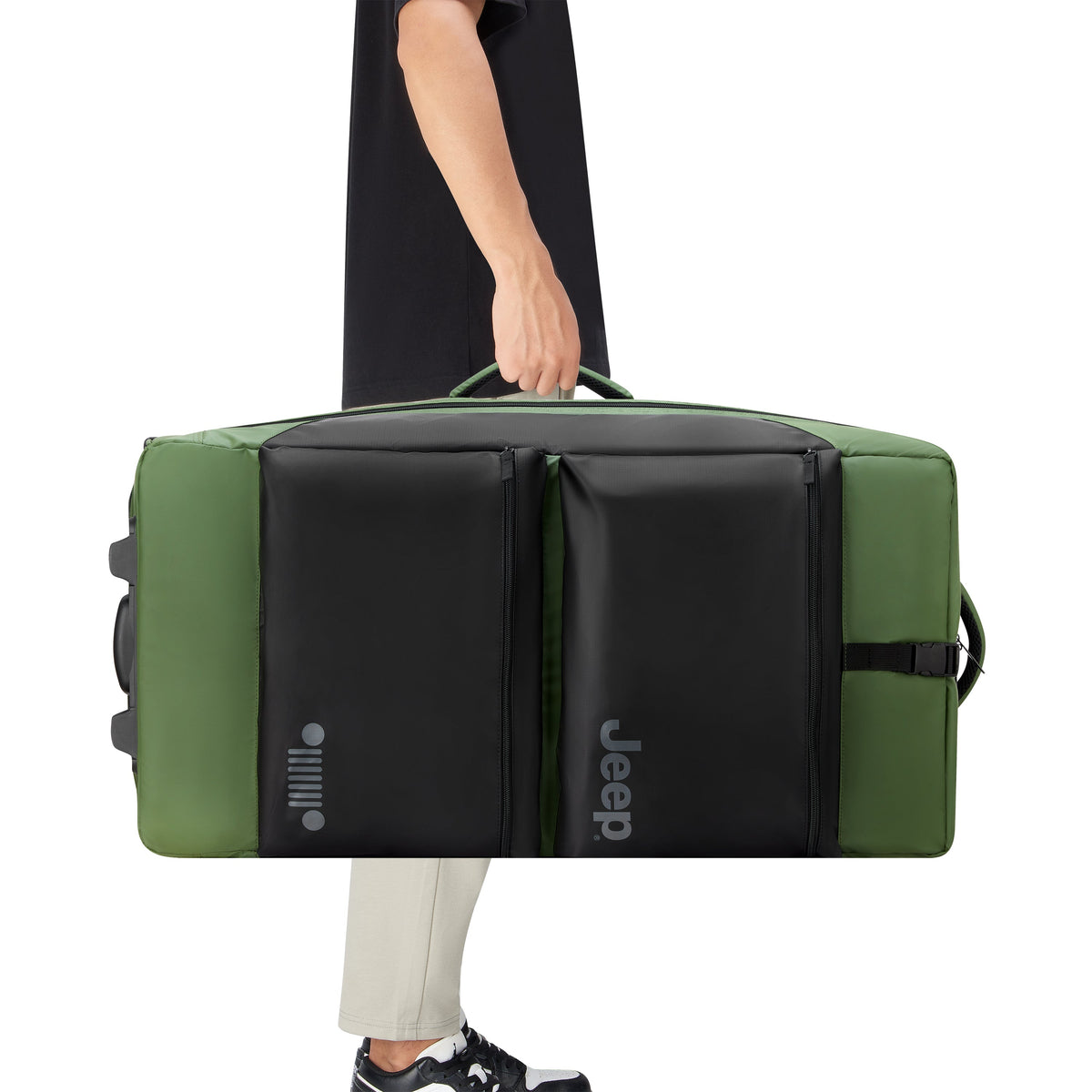 JS006B| Sac de Voyage 2 roues 81 CM VERT ORME