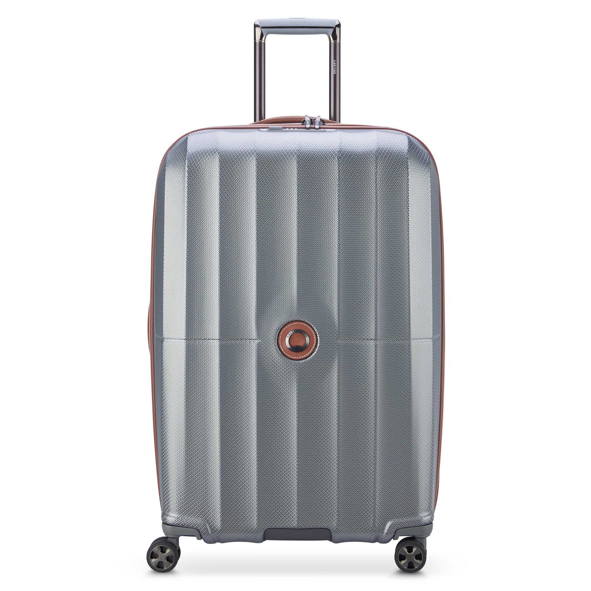 CARROUSEL | 30-Inch Expandable Check-In Suitcase, Platinum