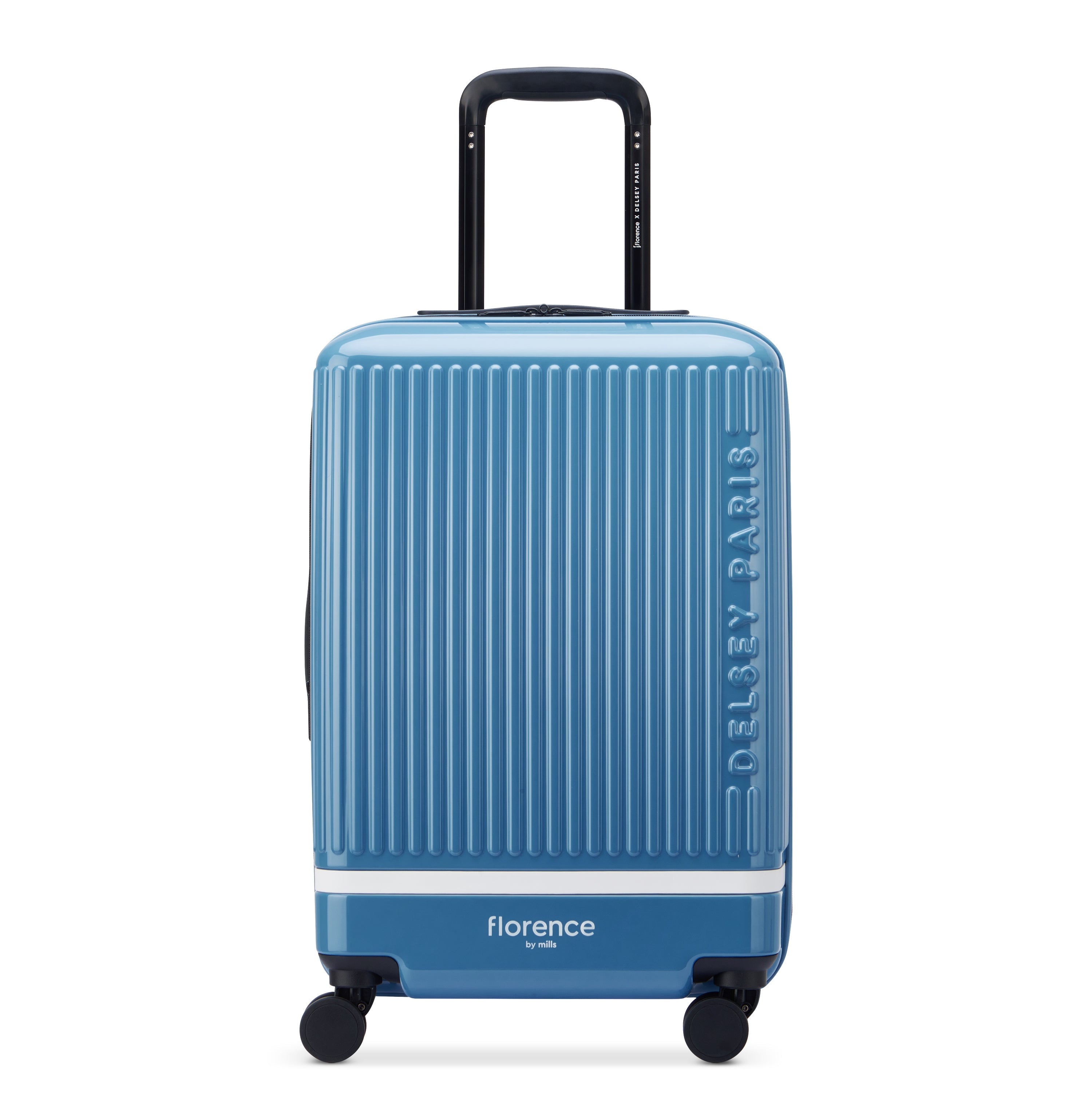 SPIN ME AWAY Valise Cabine 58 CM BLEU ZINC