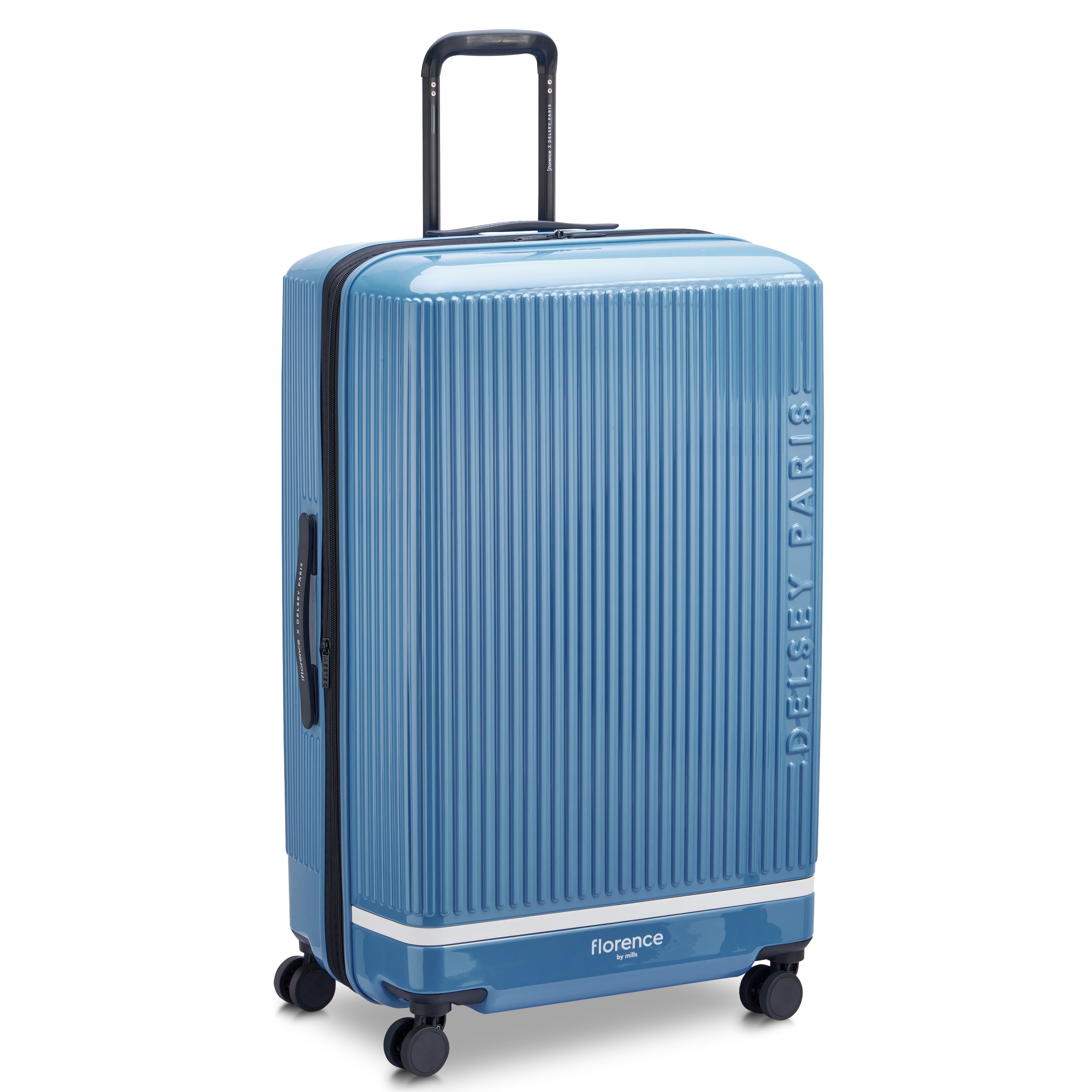 SPIN ME AWAY | 31-Inch Check-In Suitcase, Zinc blue