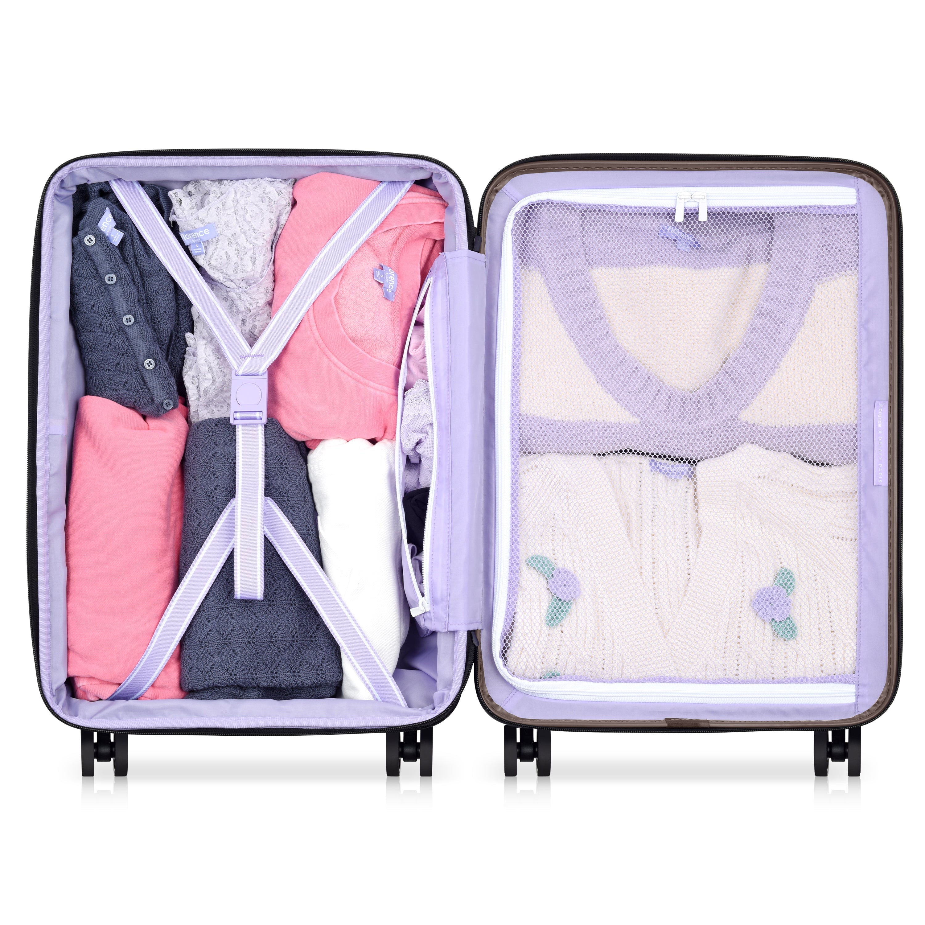 CATCH FLIGHTS Valise Cabine 58 CM MARRON GLACE