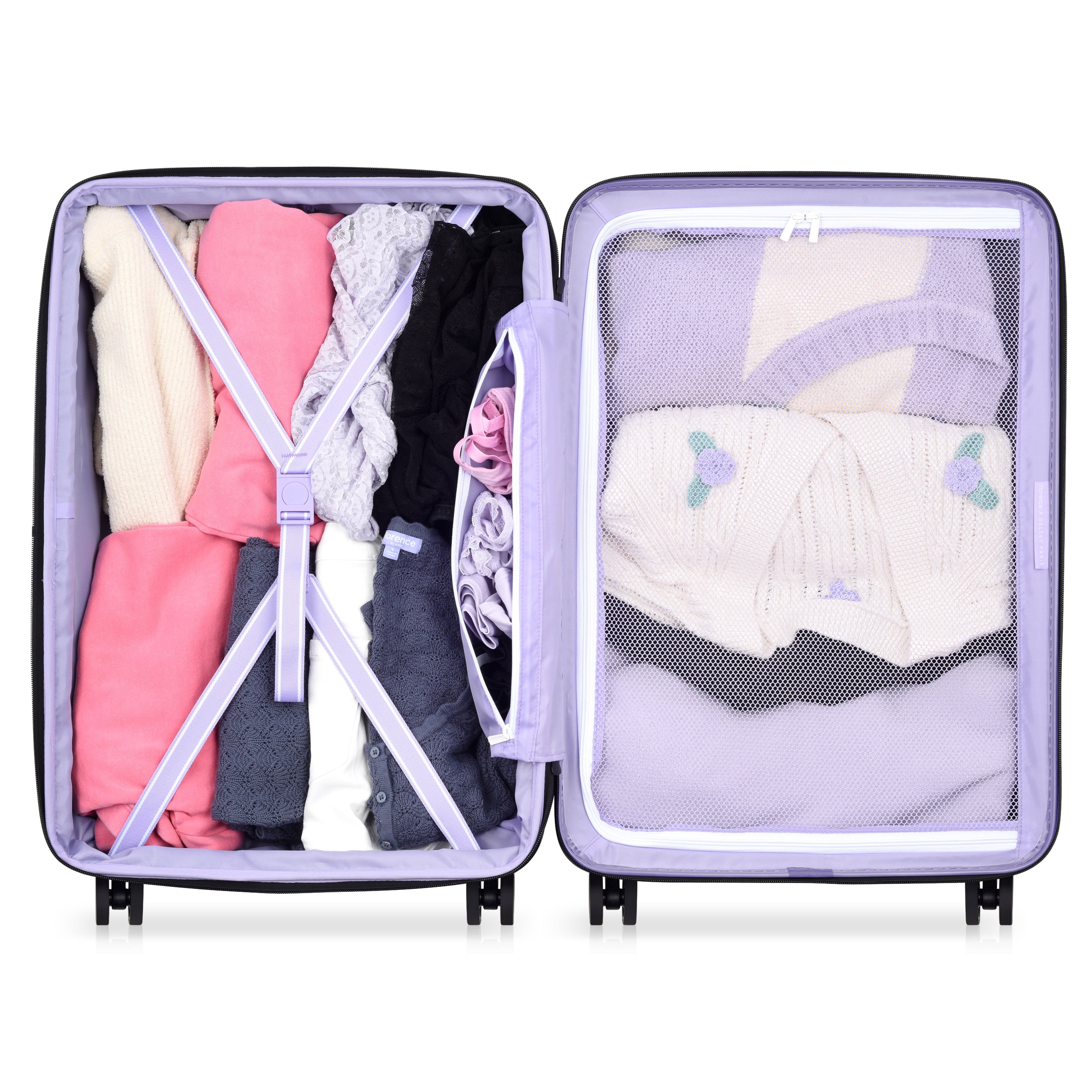 CATCH FLIGHTS | 27-Inch Check-In Suitcase, Lavender