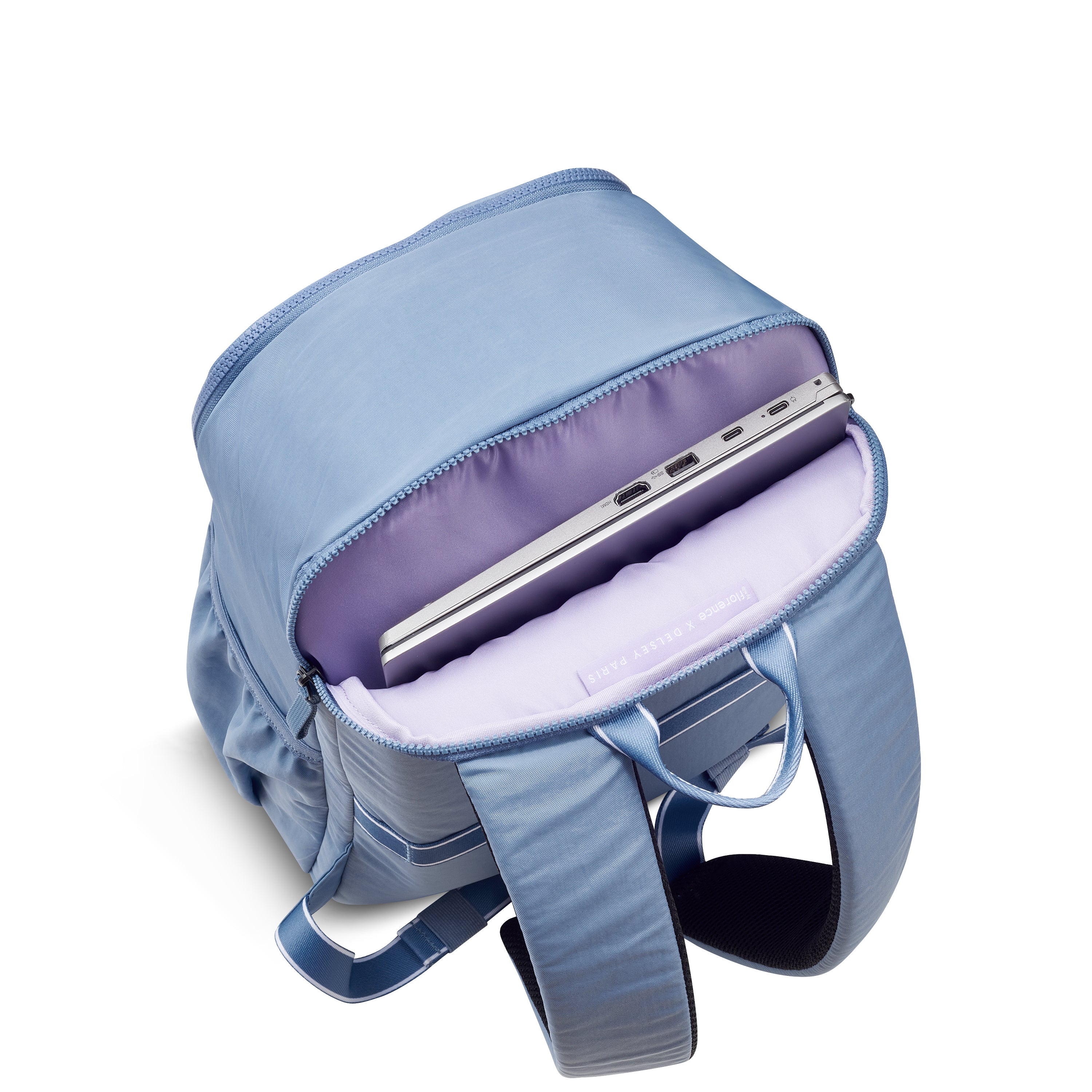 FRESH START | 17-Inch Laptop Backpack, Zinc blue