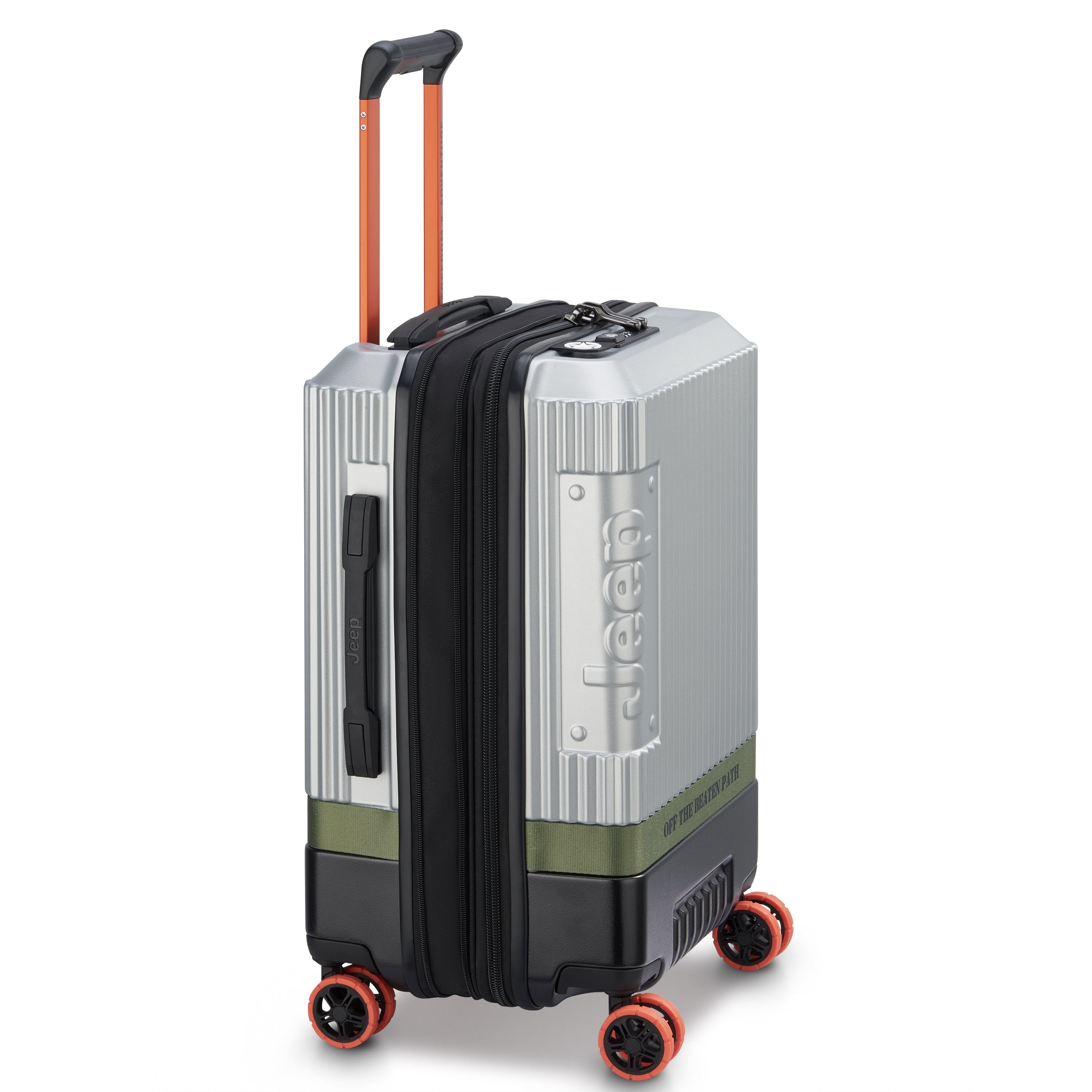 JH001A| Valise Cabine Extensible 58 CM ARGENT