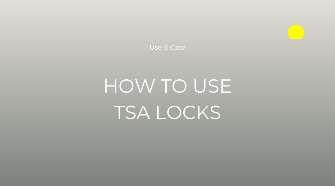 How to Use TSA Locks in 4 Steps