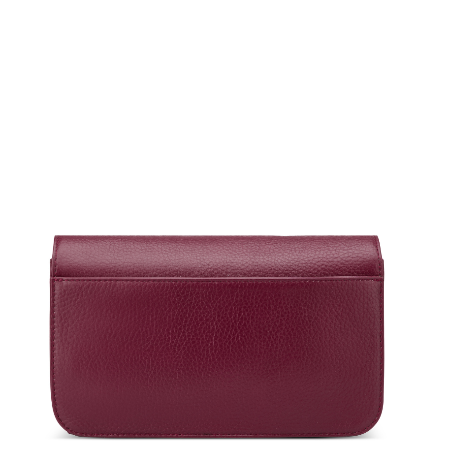 LE CUIR GRAINE| Sac Bandoullière en Cuir BORDEAUX