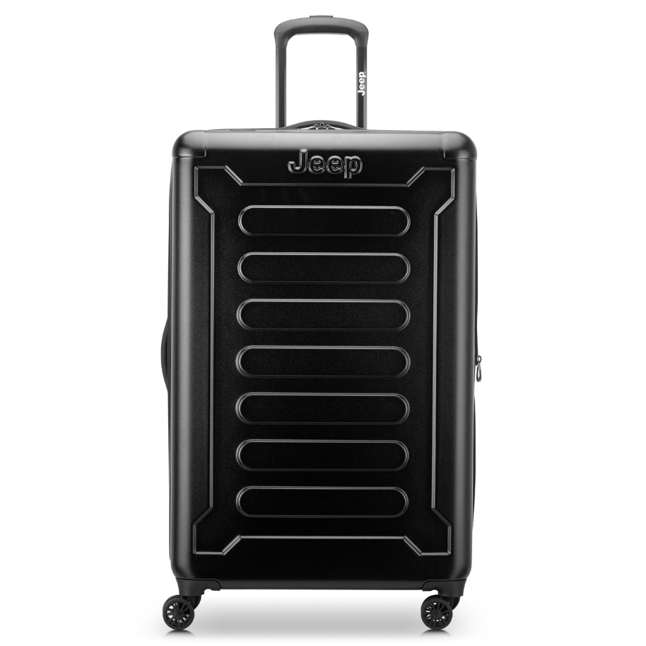 JH004C | 32-Inch Expandable Check-In Suitcase, Black