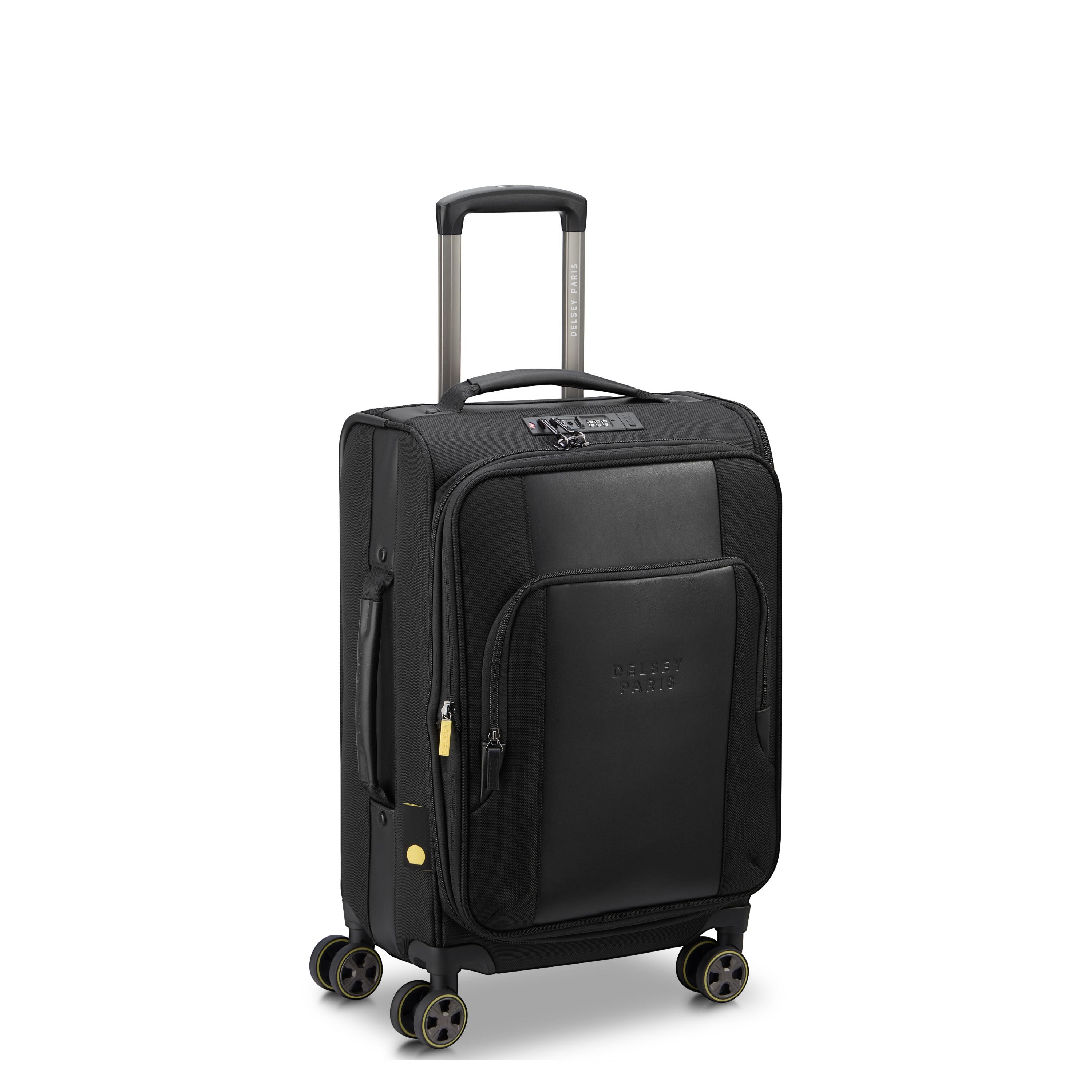 WAGRAM |  23-Inch Expandable Carry-On Suitcase, Black