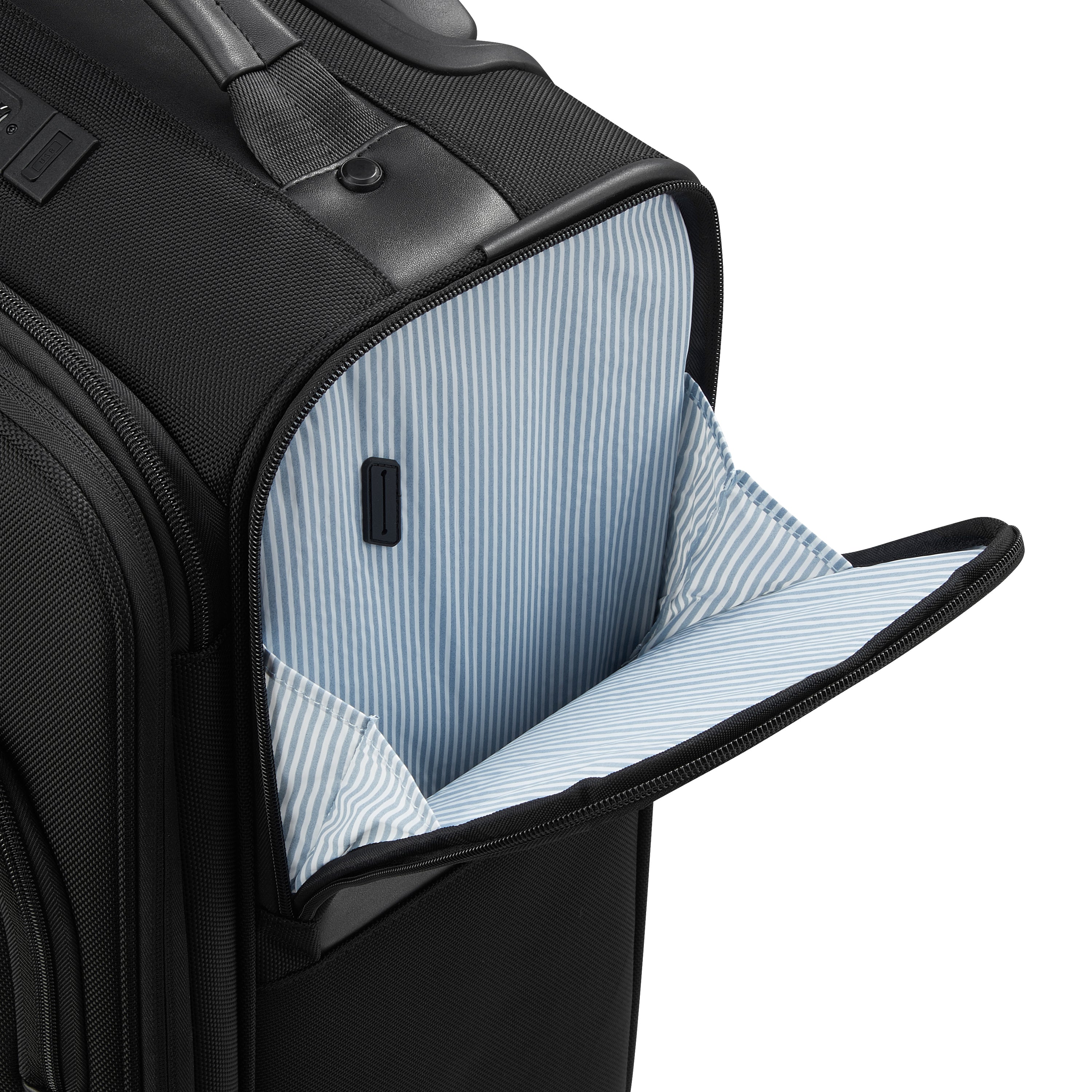 WAGRAM |  23-Inch Expandable Carry-On Suitcase, Black